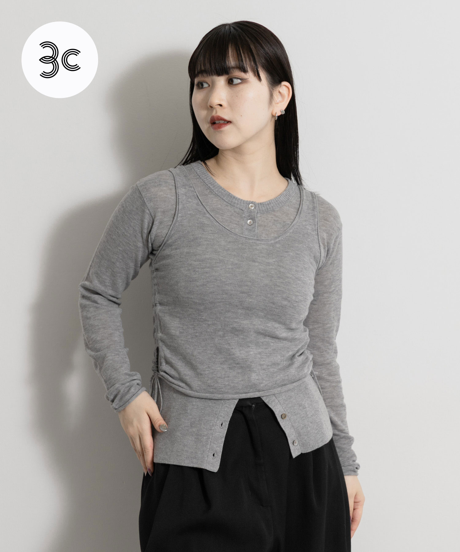 cwtch　LAYERED KNIT TOPS