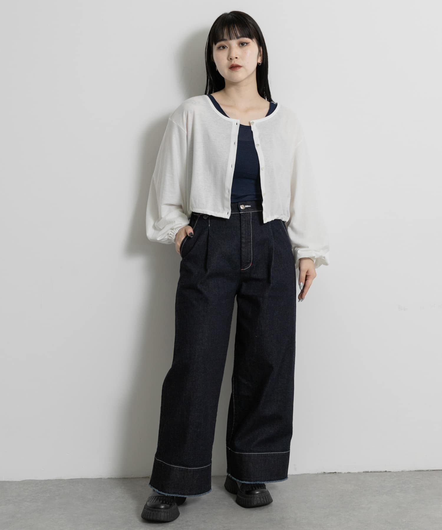 身長：156cm サイズ：M
