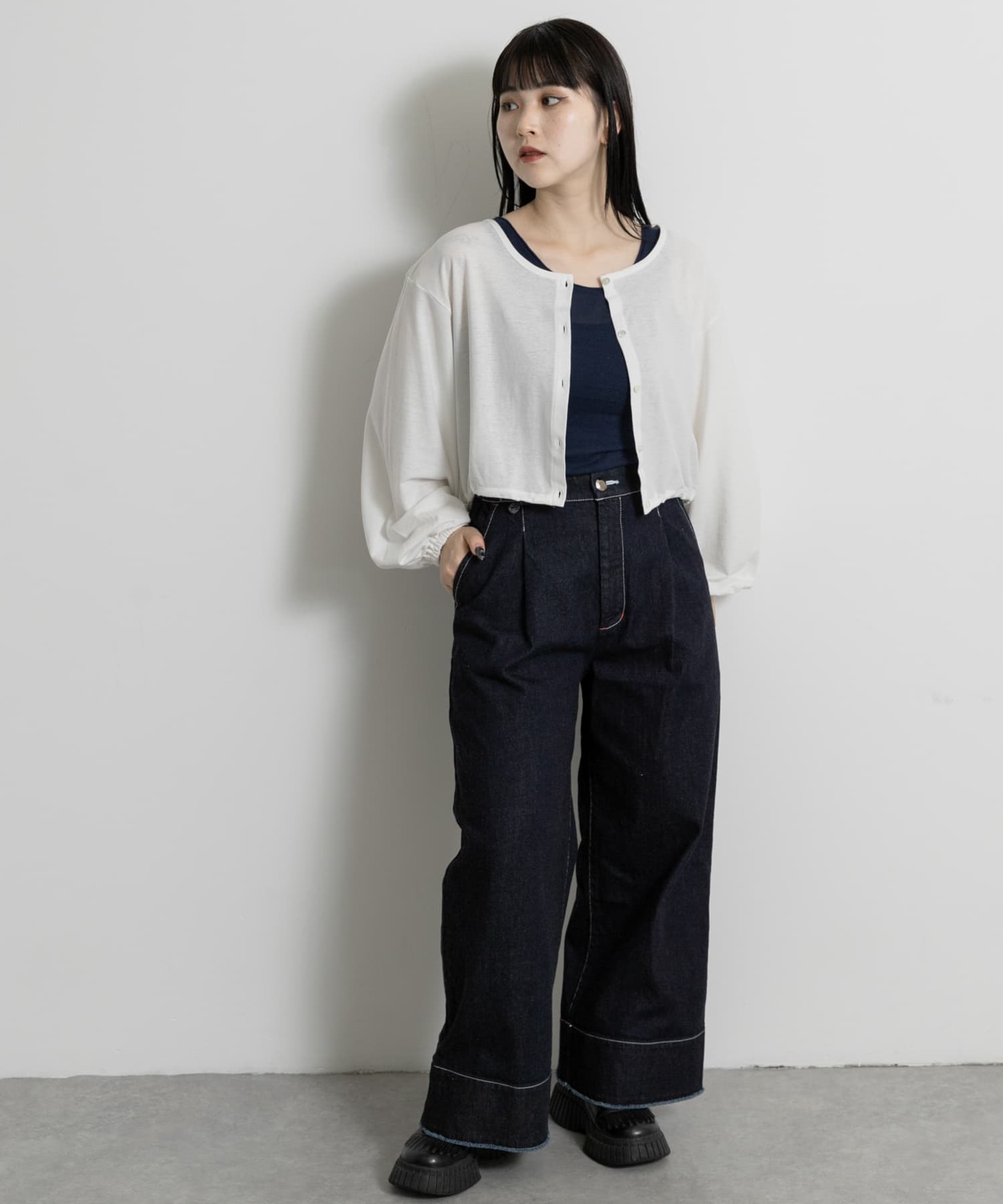 身長：156cm サイズ：M