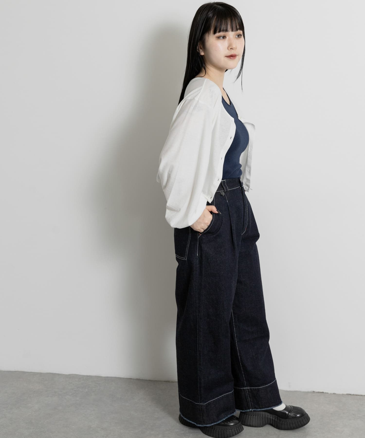 身長：156cm サイズ：M
