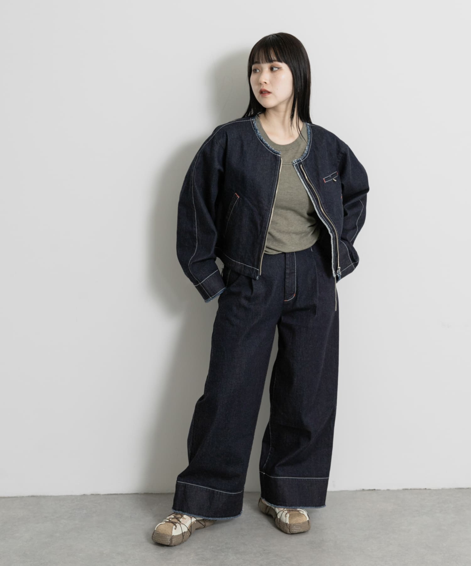 身長：156cm サイズ：M