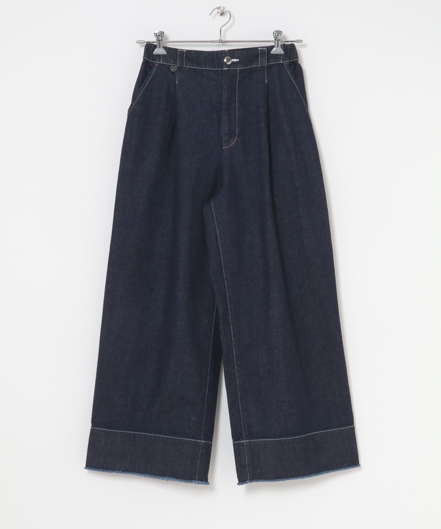 cwtch　ORGANIC DENIM WIDEPANTS INDIGO S