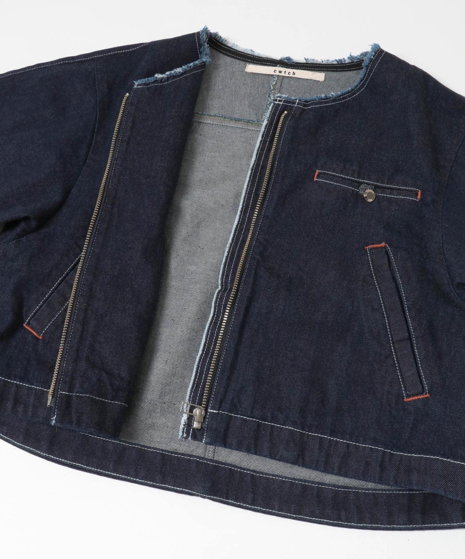 cwtch　ORGANIC DENIM JACKET INDIGO FREE