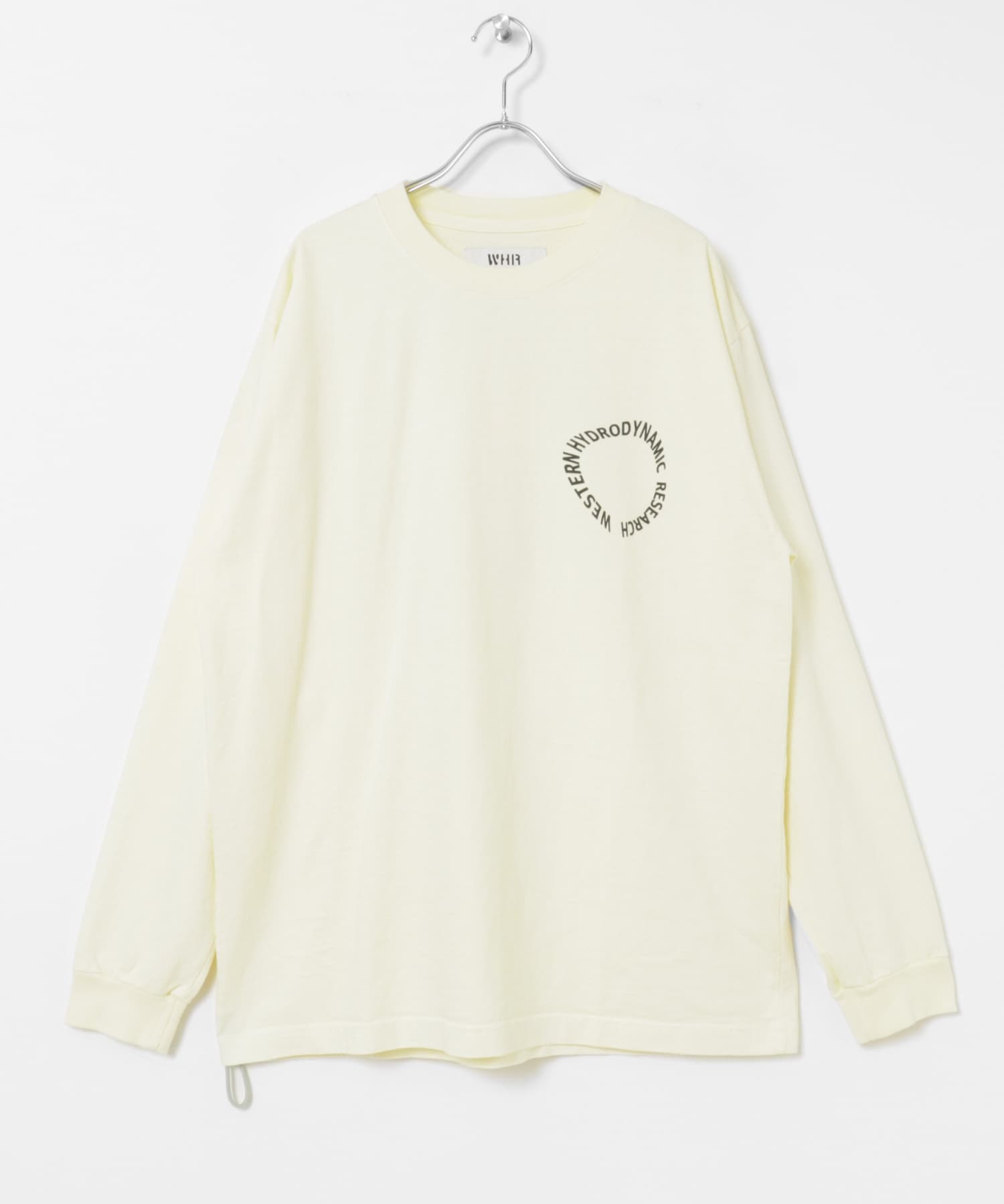 Western Hydrodynamic Research　CIRCLE L/S T-SHIRTS 10WHITE S