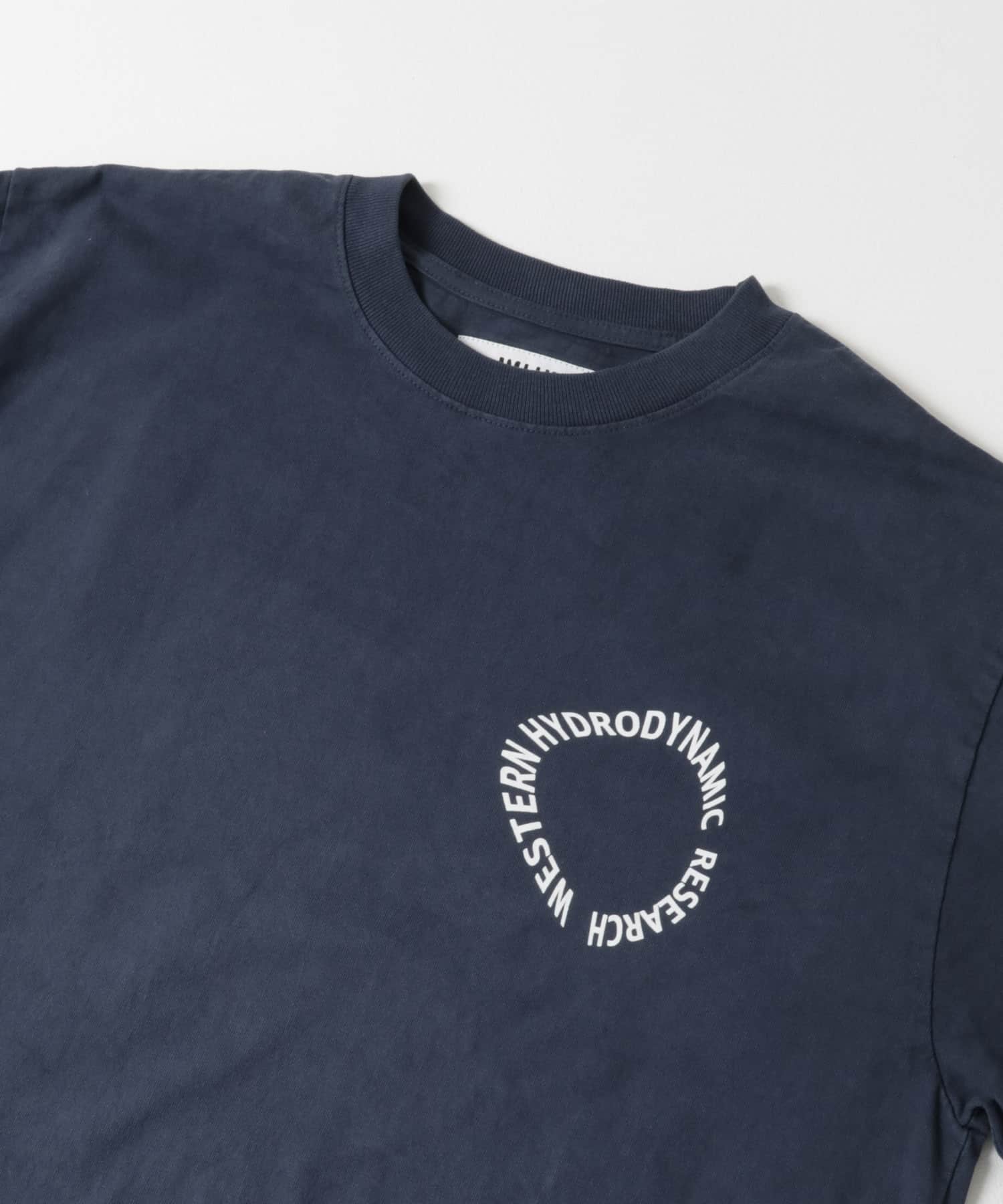 Western Hydrodynamic Research　CIRCLE L/S T-SHIRTS 40NAVY S