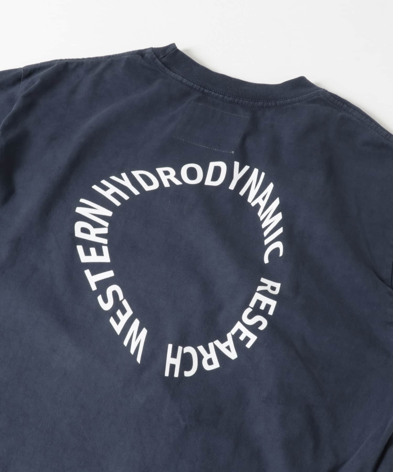 Western Hydrodynamic Research　CIRCLE L/S T-SHIRTS 40NAVY S