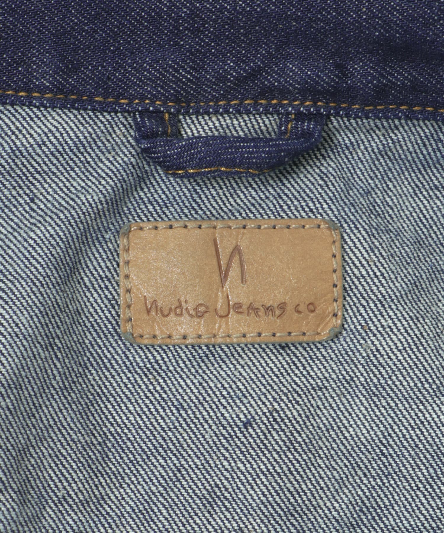 NUDIE JEANS　Danny 40s Redcast DENIM JACKET D.Blue S