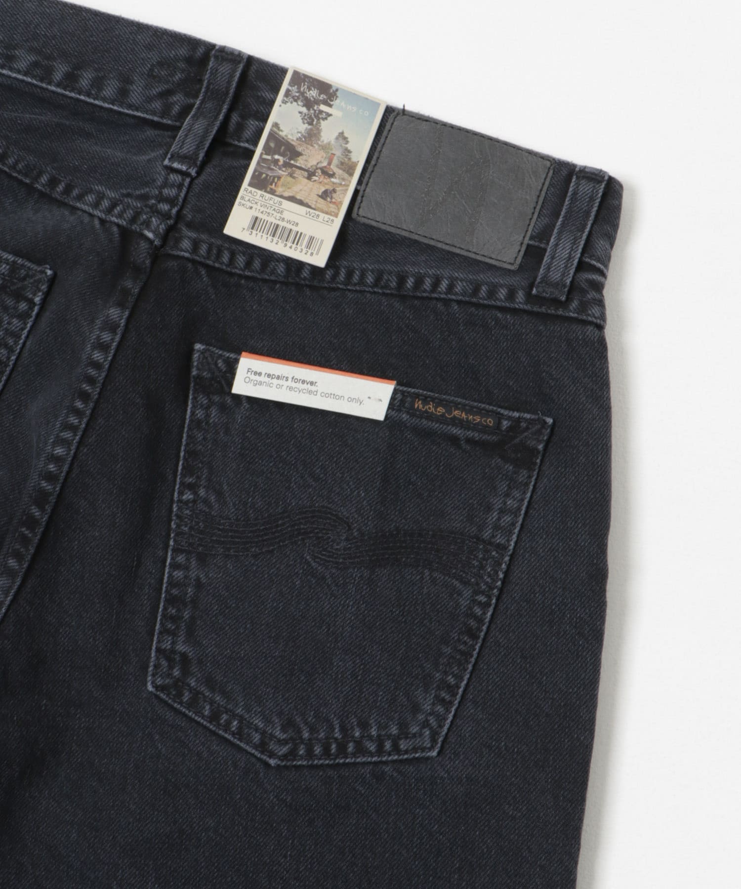 NUDIE JEANS　Rad Rufus-Black Vintage Black 26