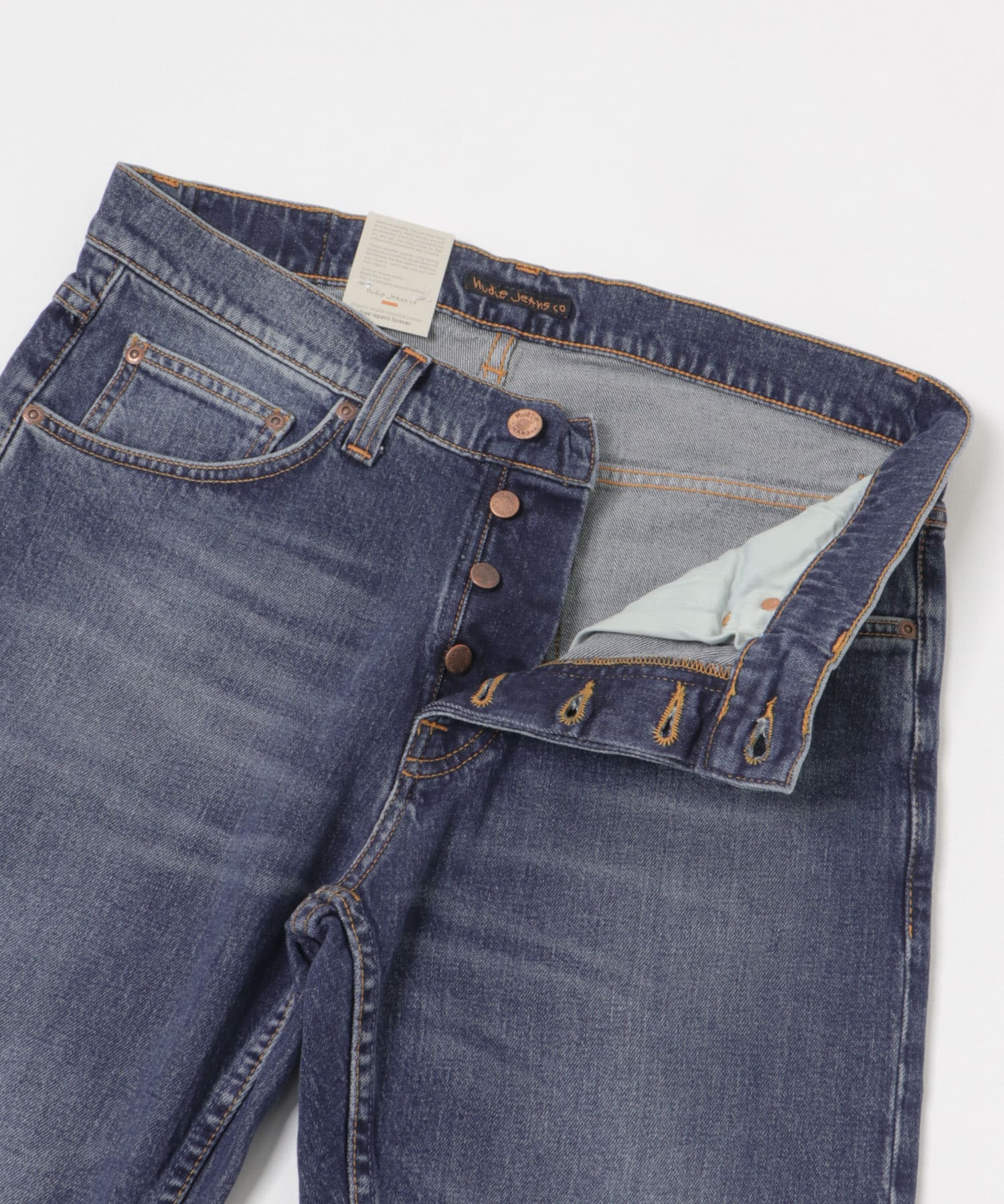 NUDIE JEANS　Solid Ollie-Wild Blue W.Blue 29