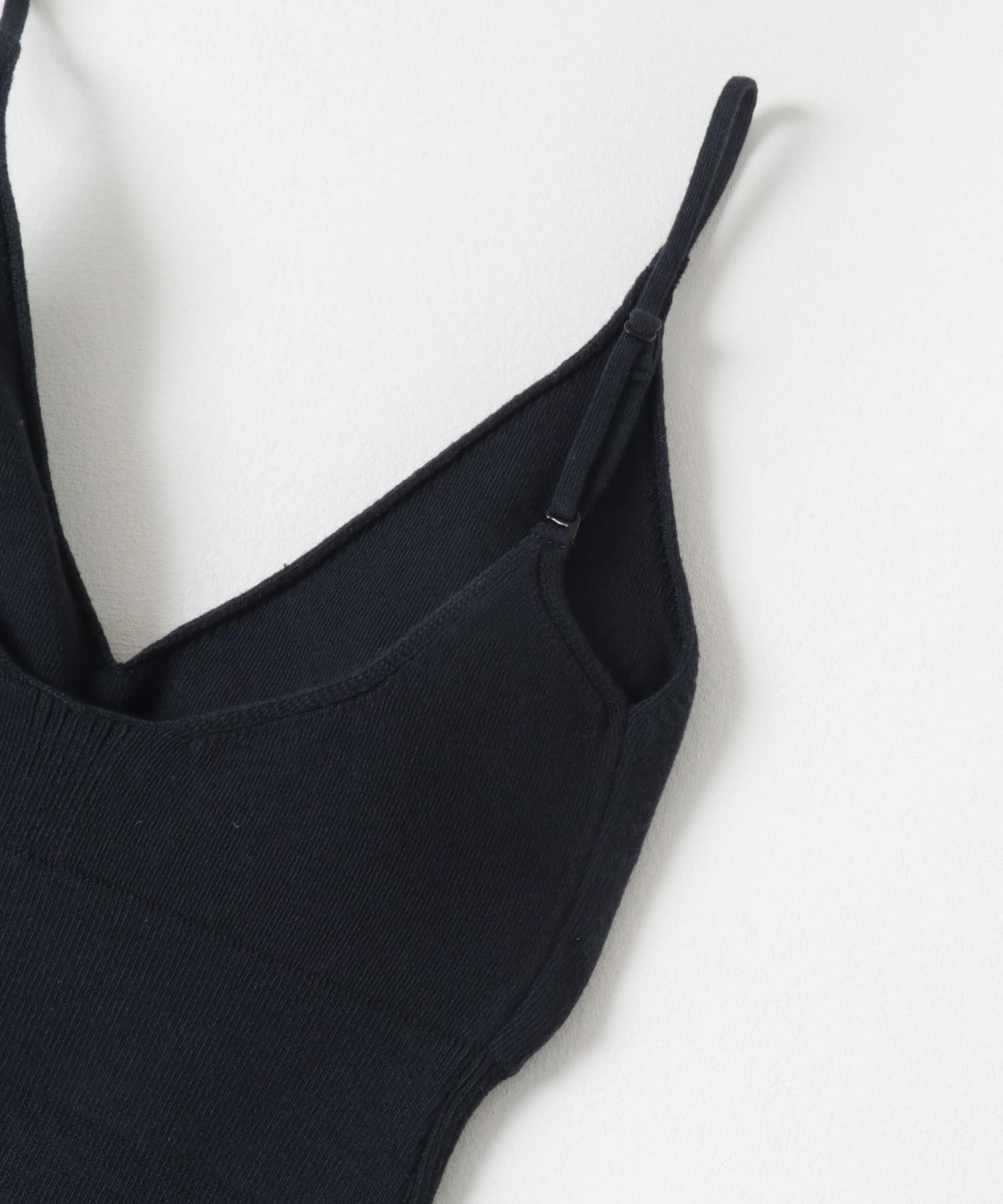 nakes　Organic Cotton Bra Tank Night Black 1