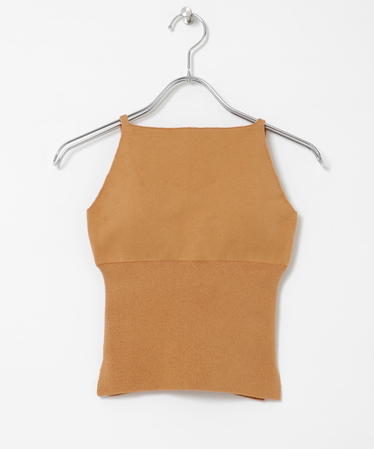 nakes　Cotton Silk Halter Tank