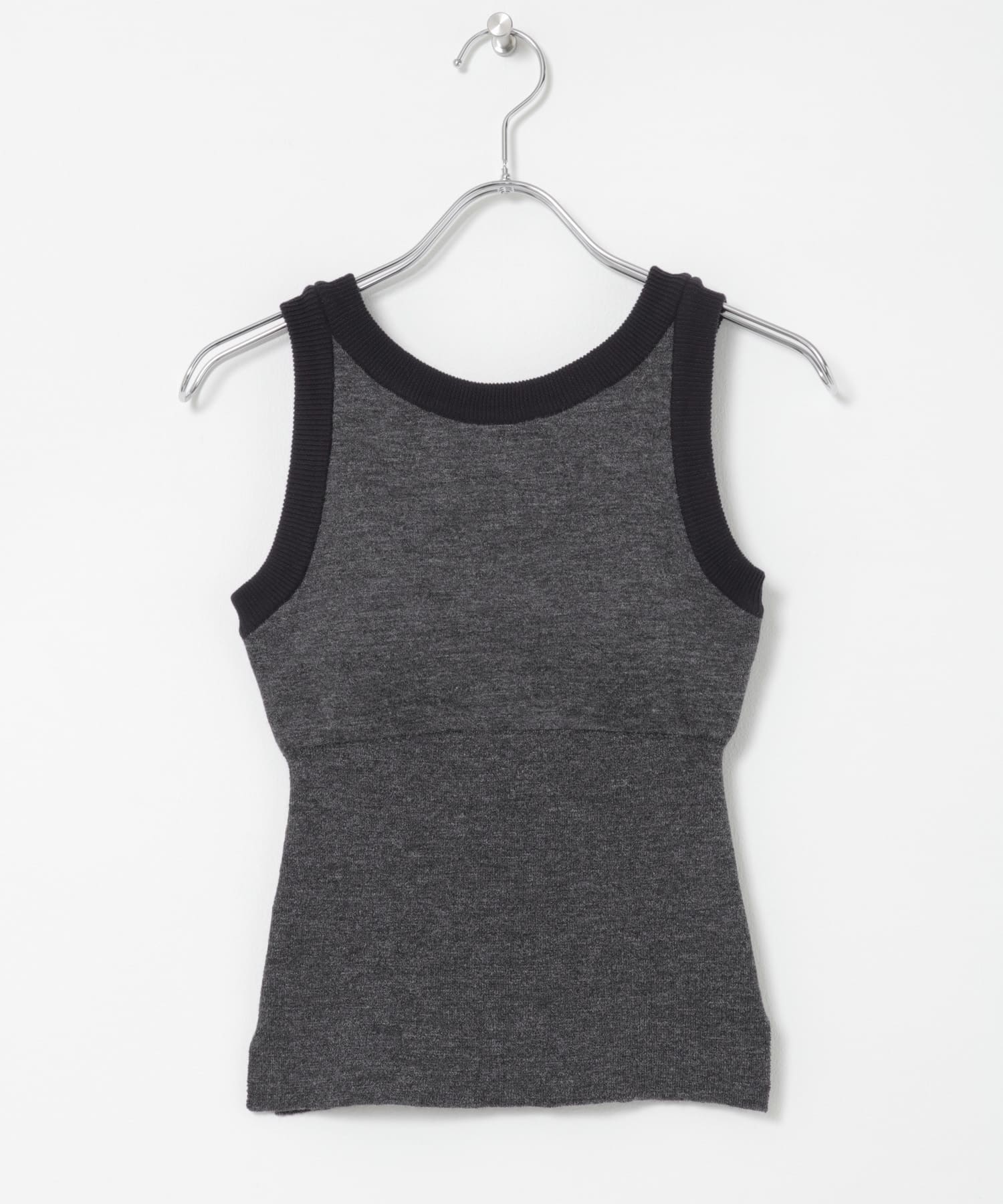 nakes　Summer Wool & Linen Tank MeteBk 1