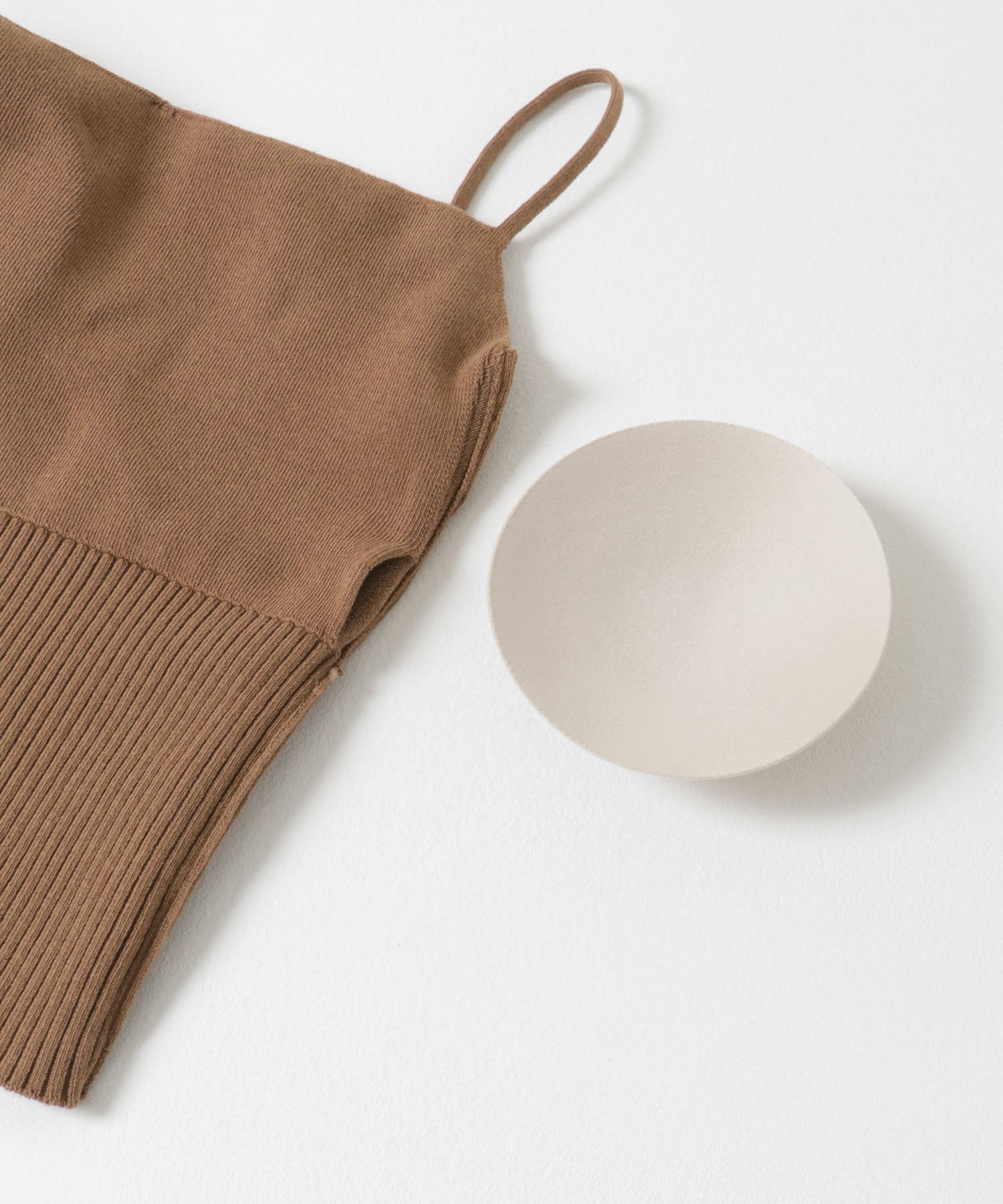 nakes　Organic Cotton Bare Top Almond 1
