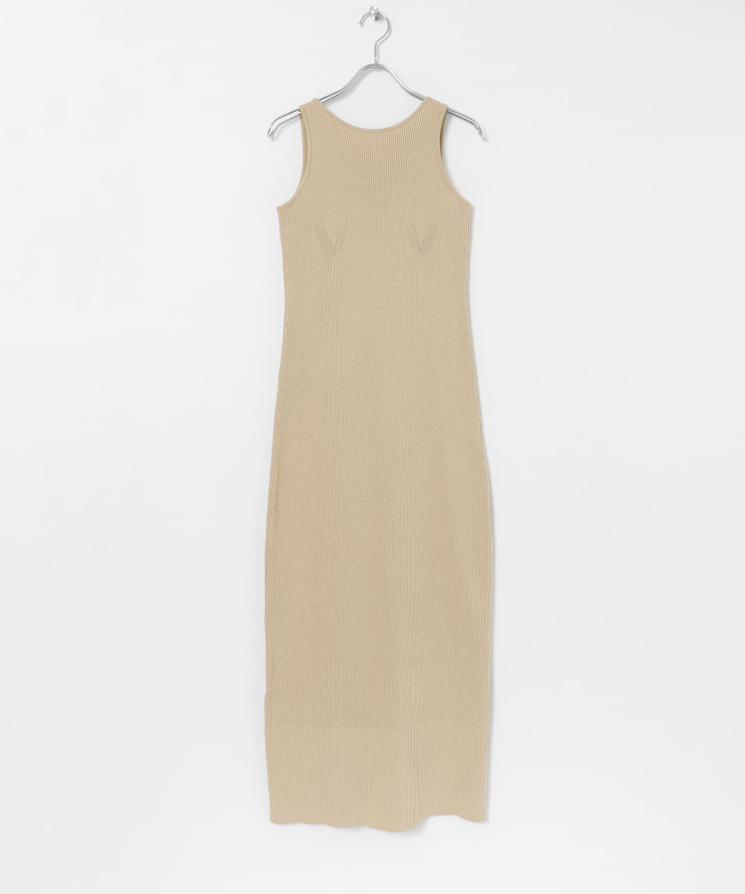 nakes　Organic Cotton Long Dress Amber White 1