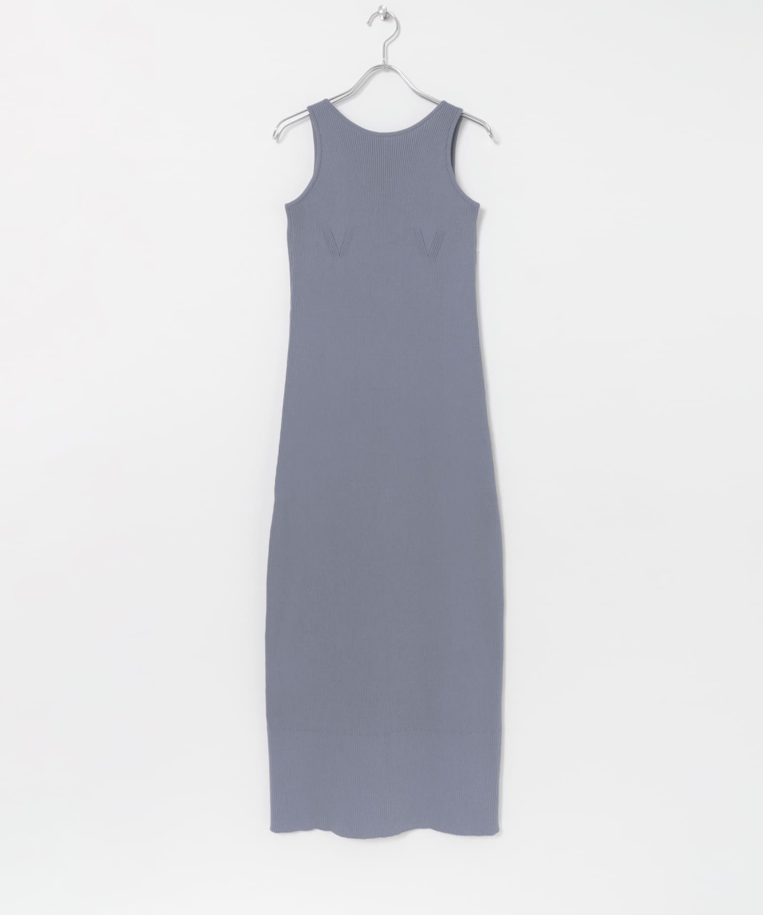 nakes　Organic Cotton Long Dress Blue Moon 1