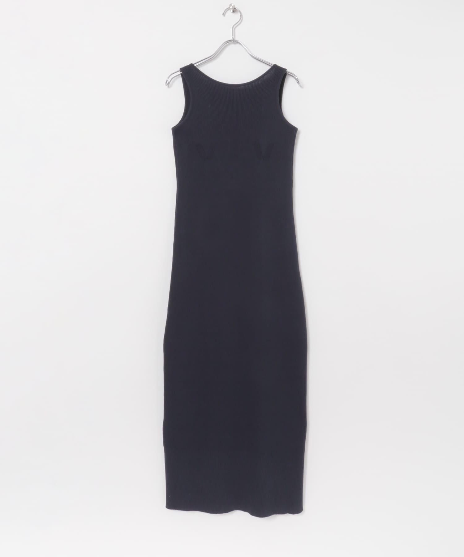 nakes　Organic Cotton Long Dress Night Black 1