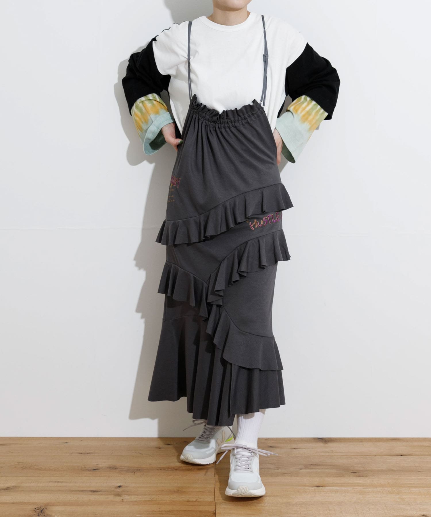 身長：163cm 着用サイズ：one
