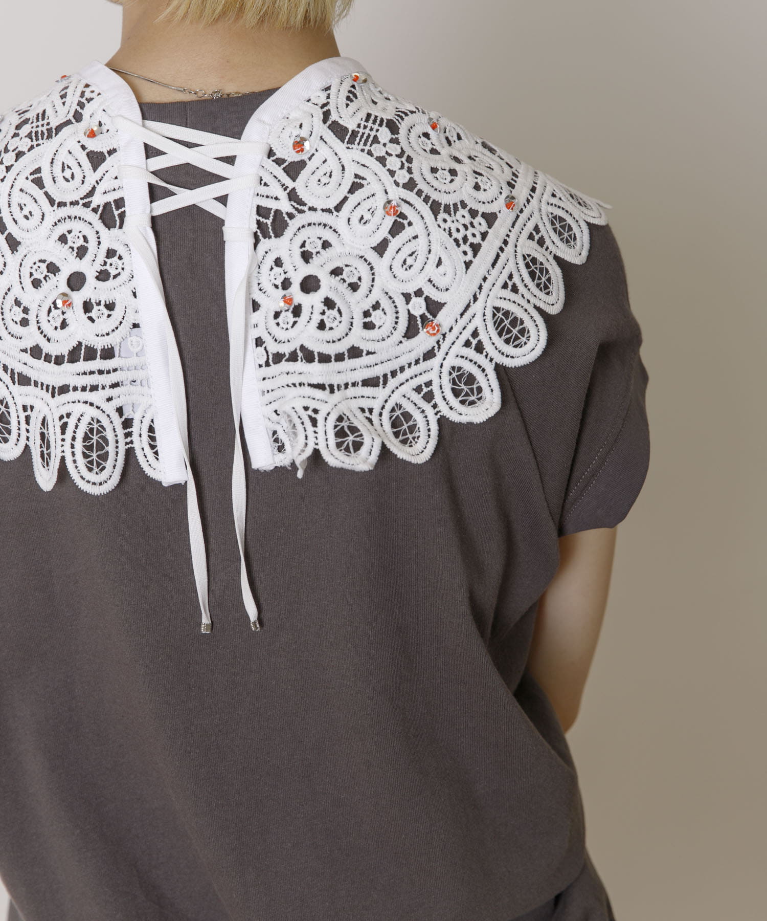 old honey　-OH- 50℃ false collar white FREE