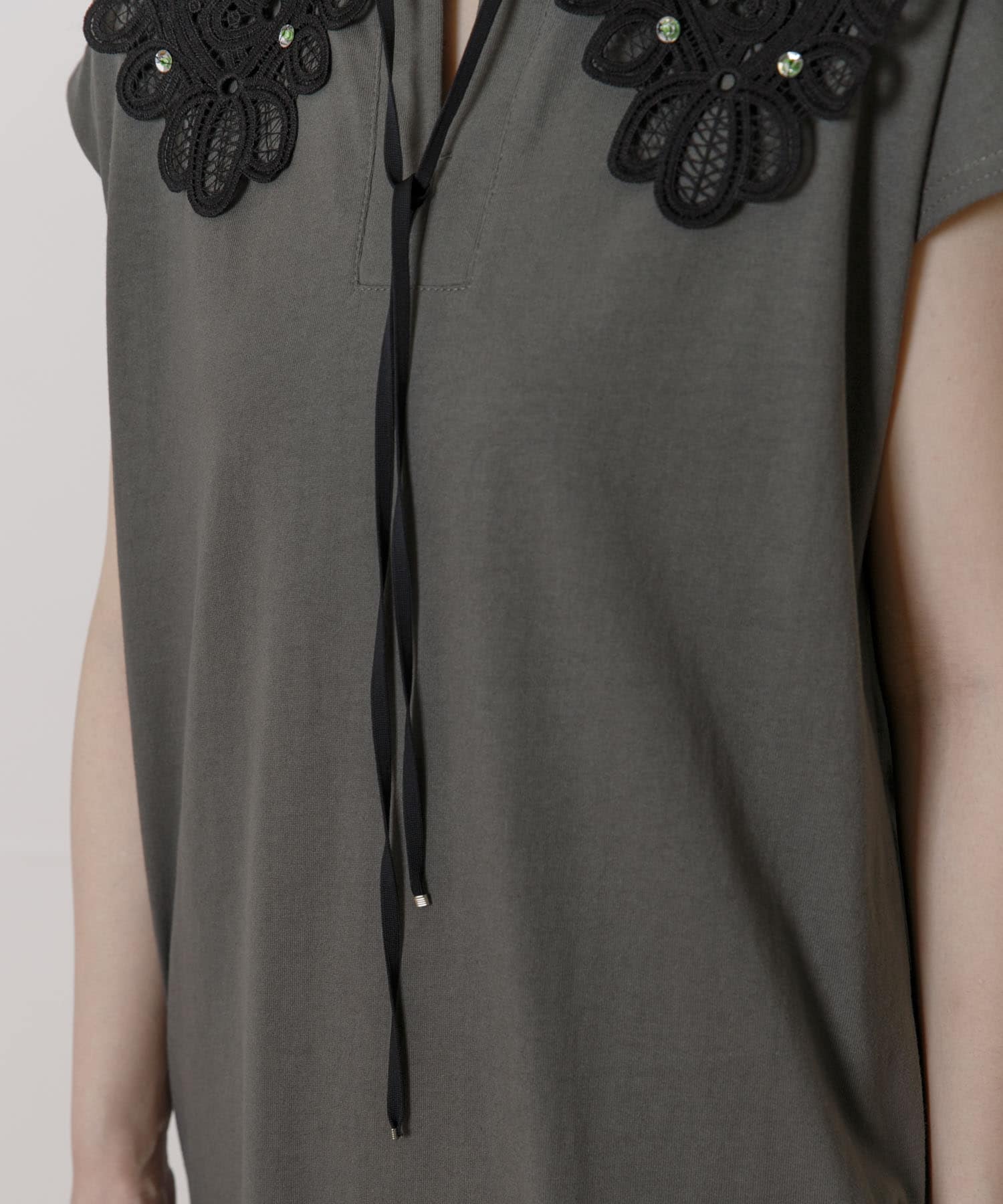 old honey　-OH- 50℃ false collar black FREE