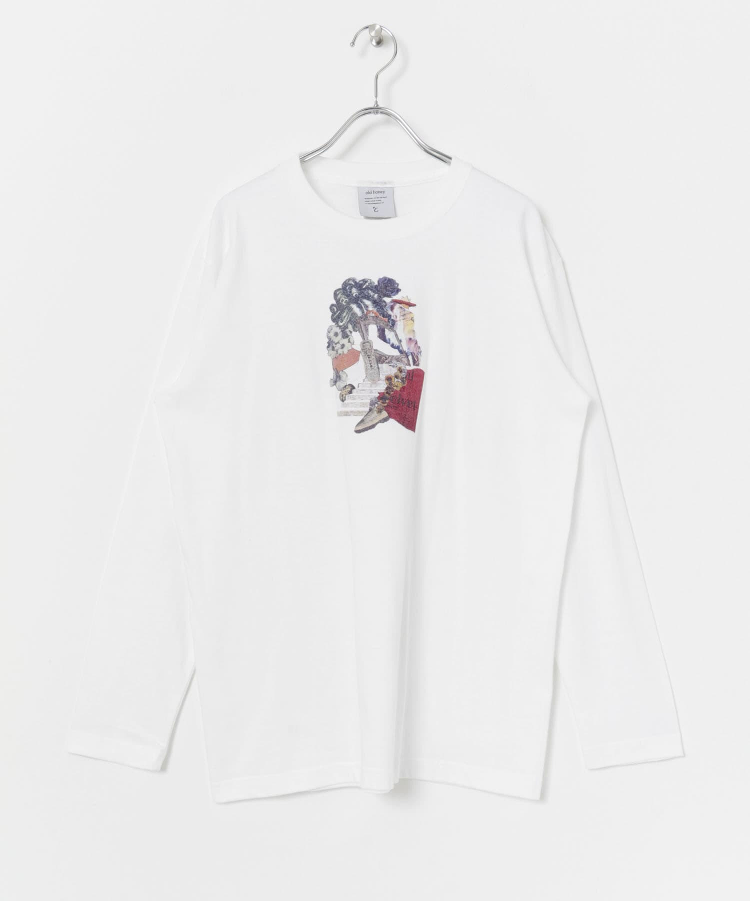 old honey　-OH- 43℃ long T shirts C 3white one