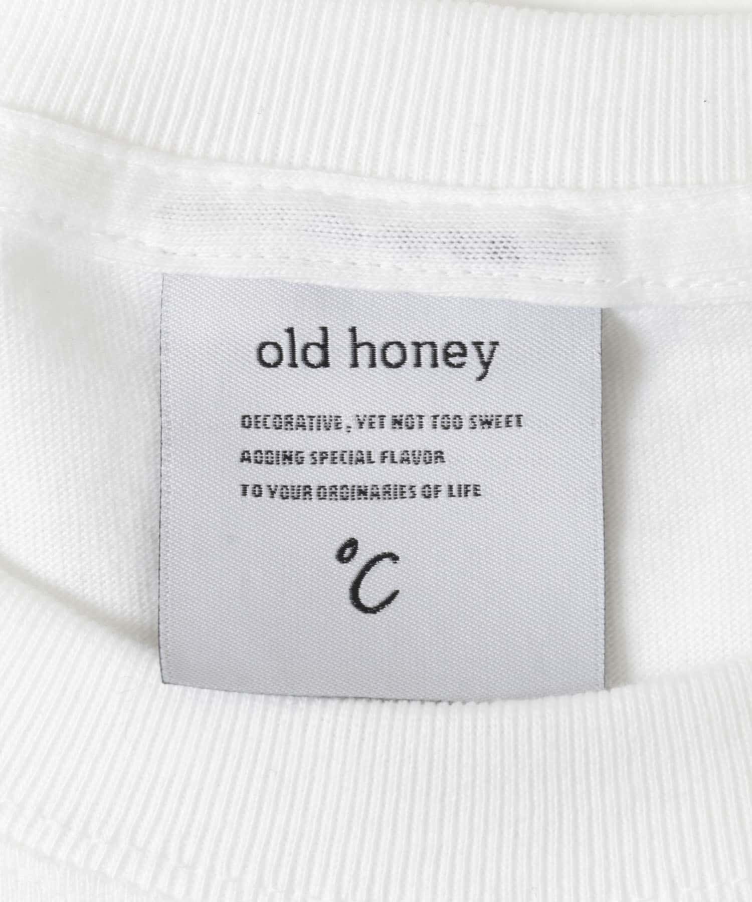 old honey　-OH- 43℃ long T shirts C 3white one