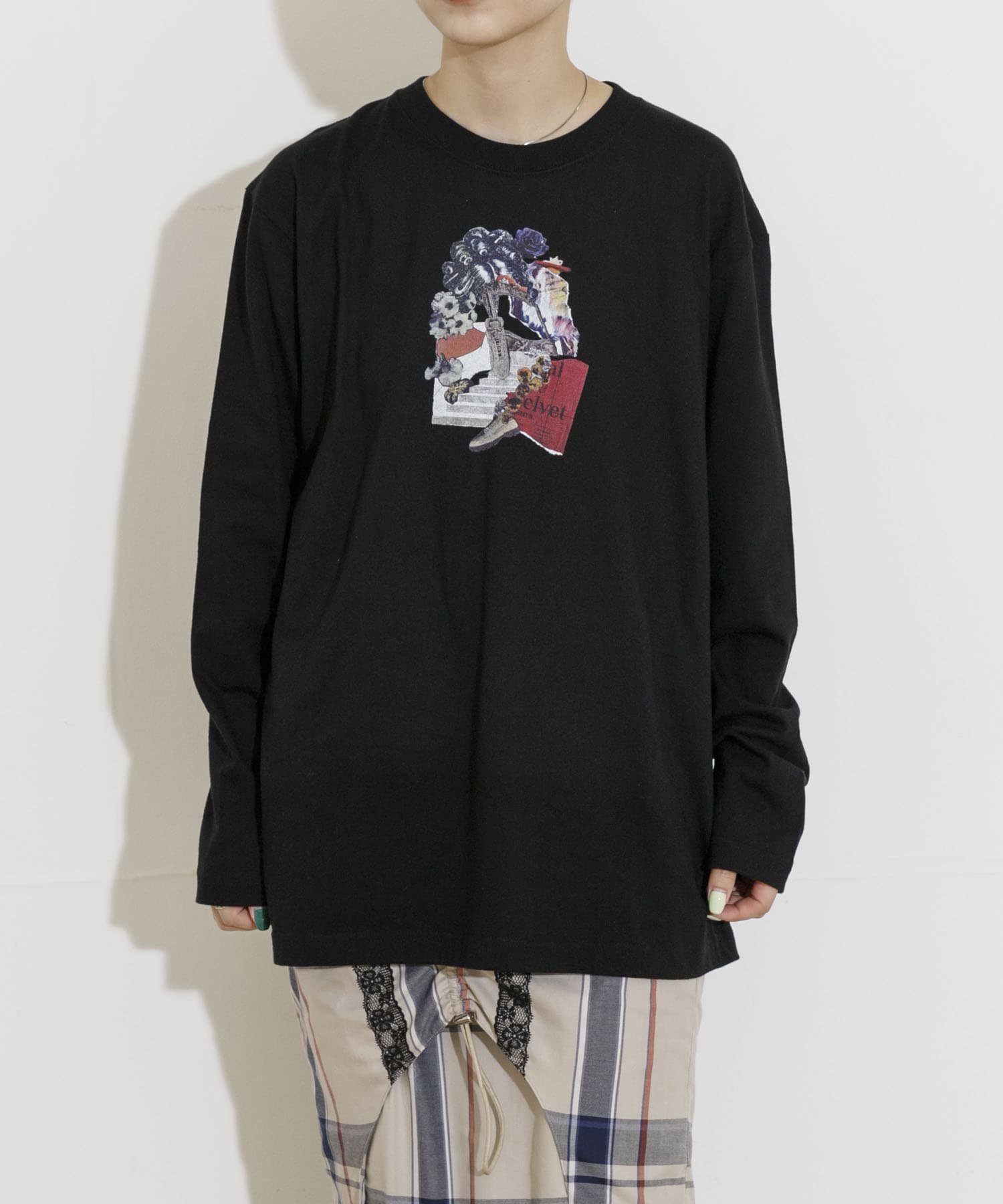 身長：163cm サイズ：one