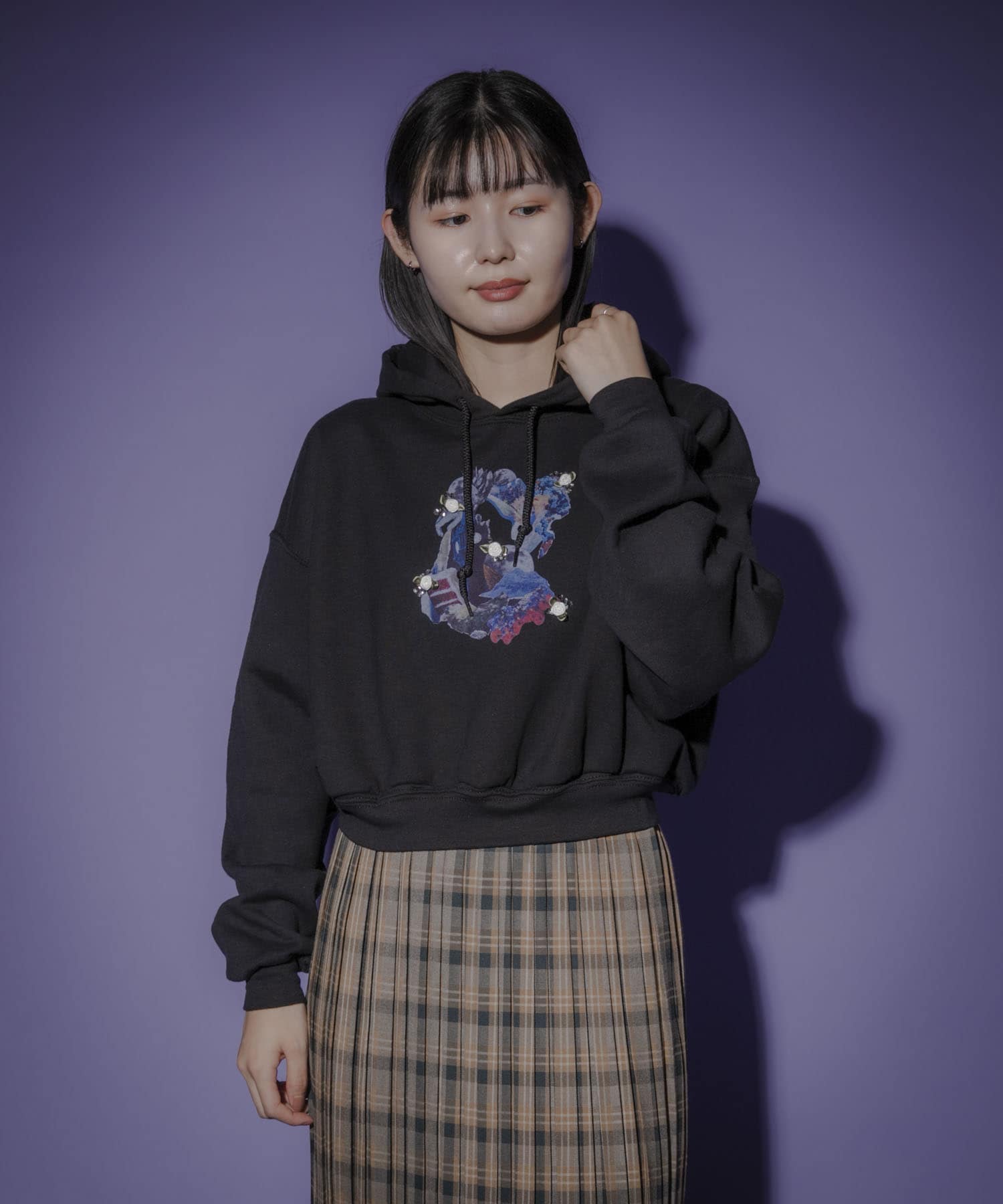 身長：166cm サイズ：one