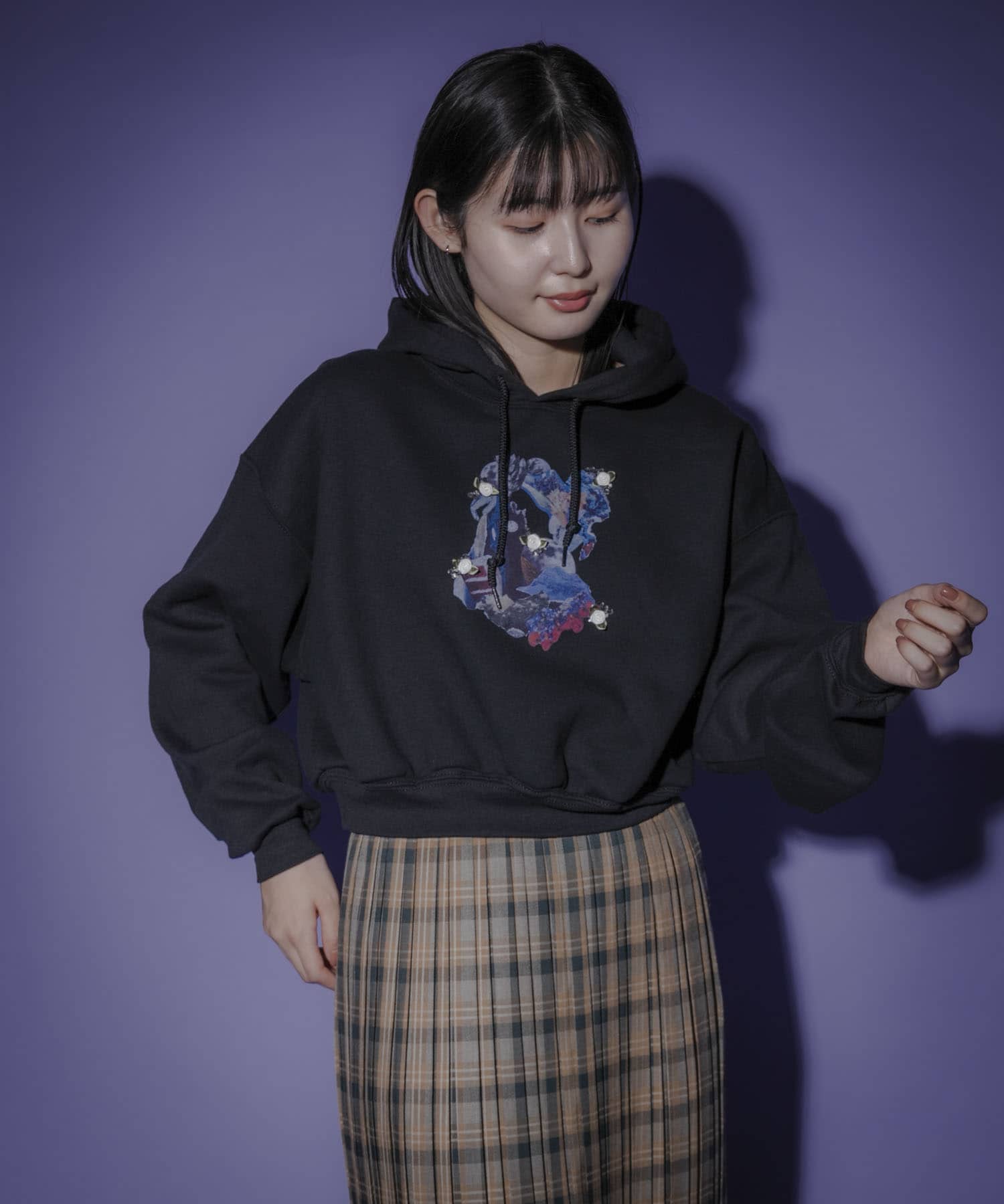 身長：166cm サイズ：one