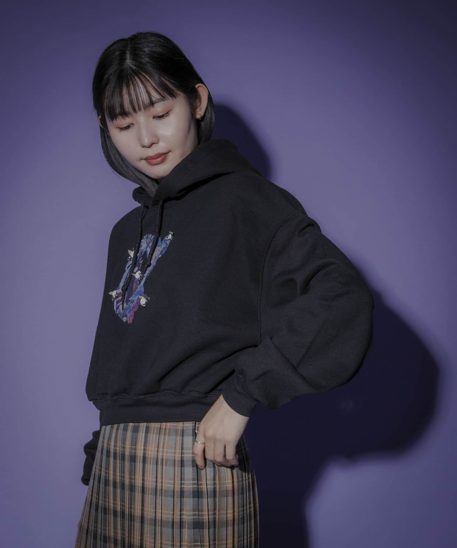 身長：166cm サイズ：one
