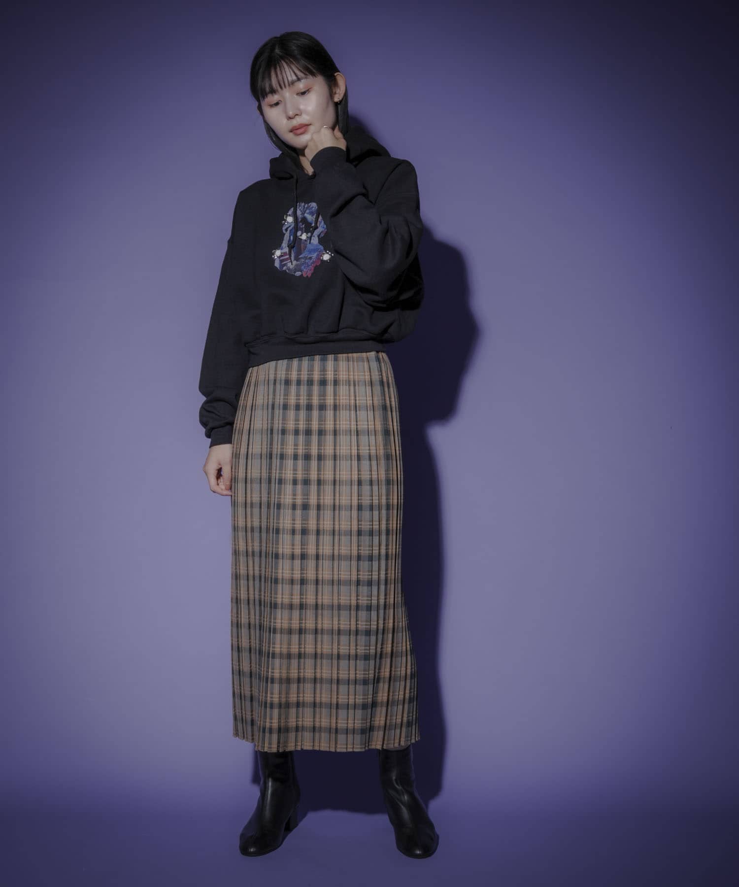 身長：166cm サイズ：one