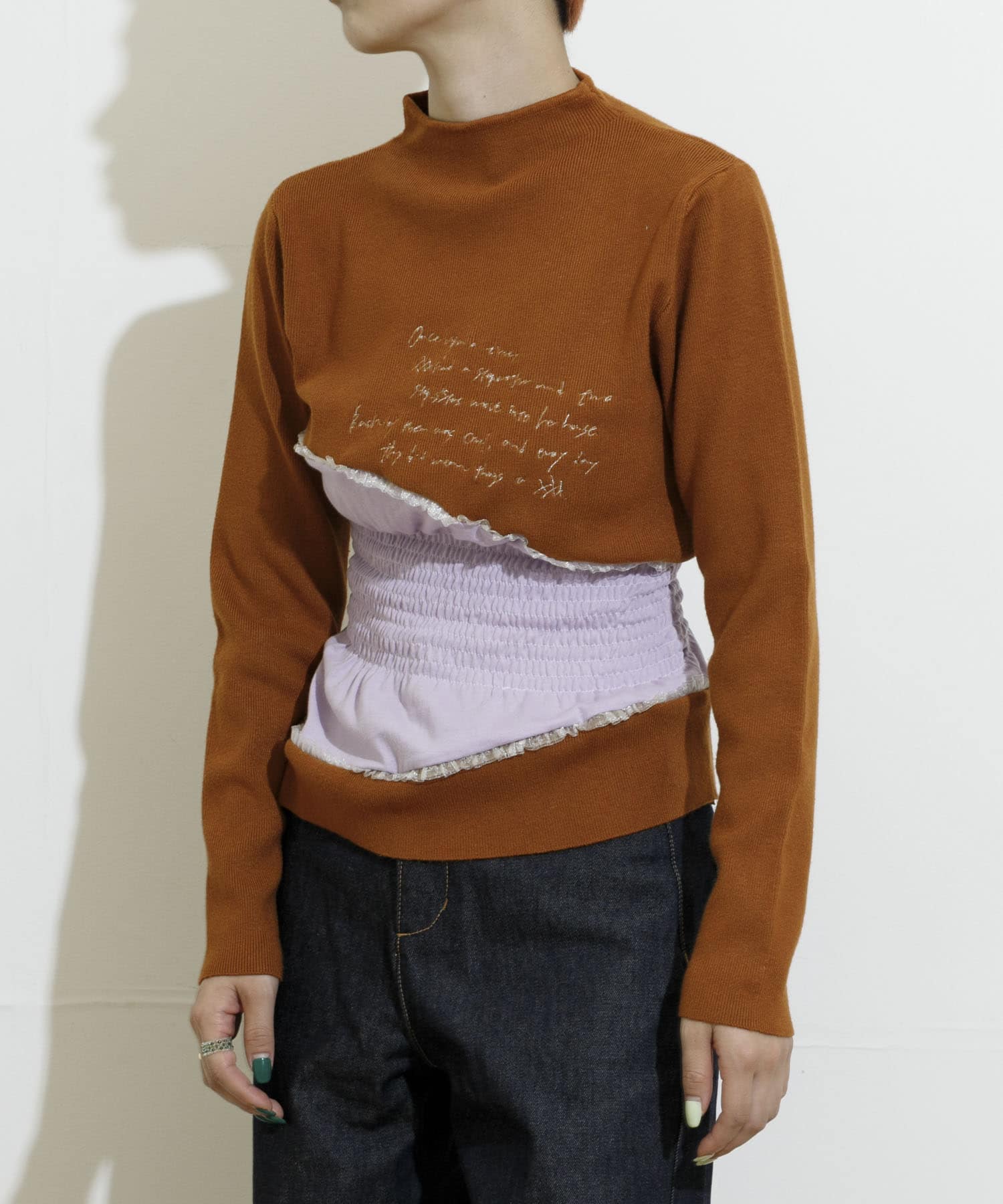 身長：163cm サイズ：one