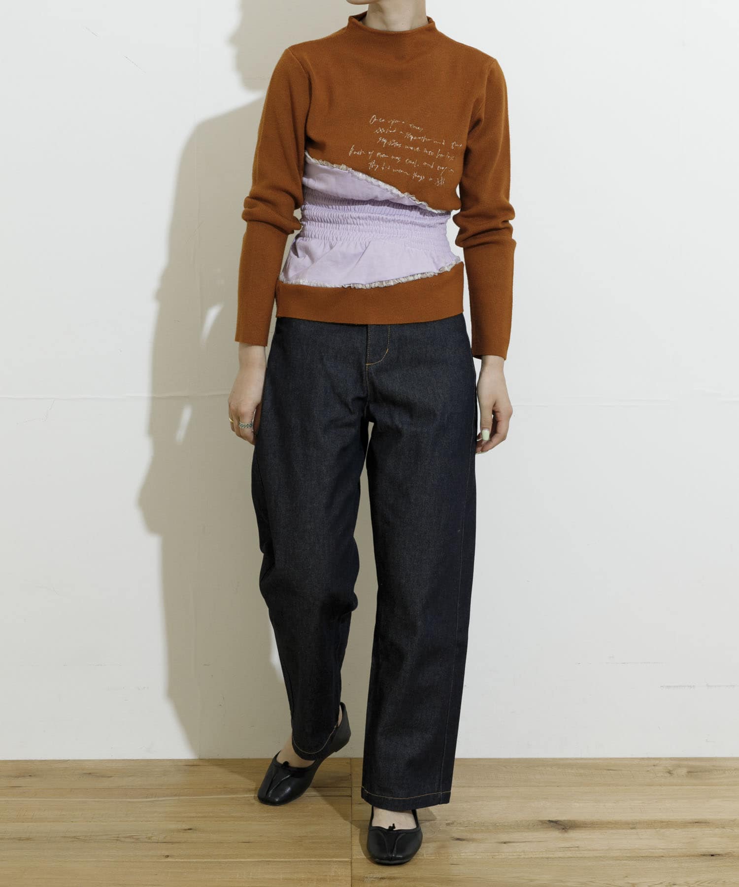 身長：163cm サイズ：one