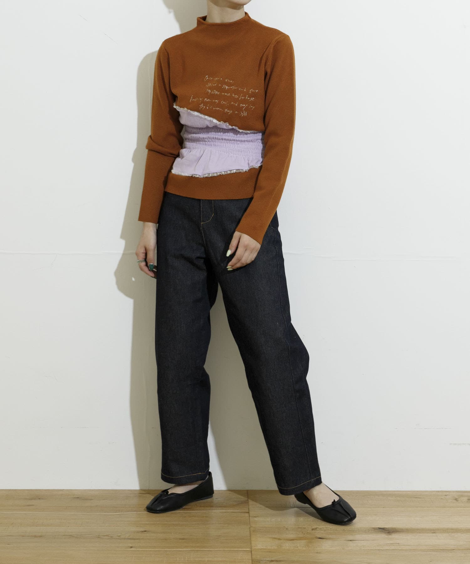 身長：163cm サイズ：one