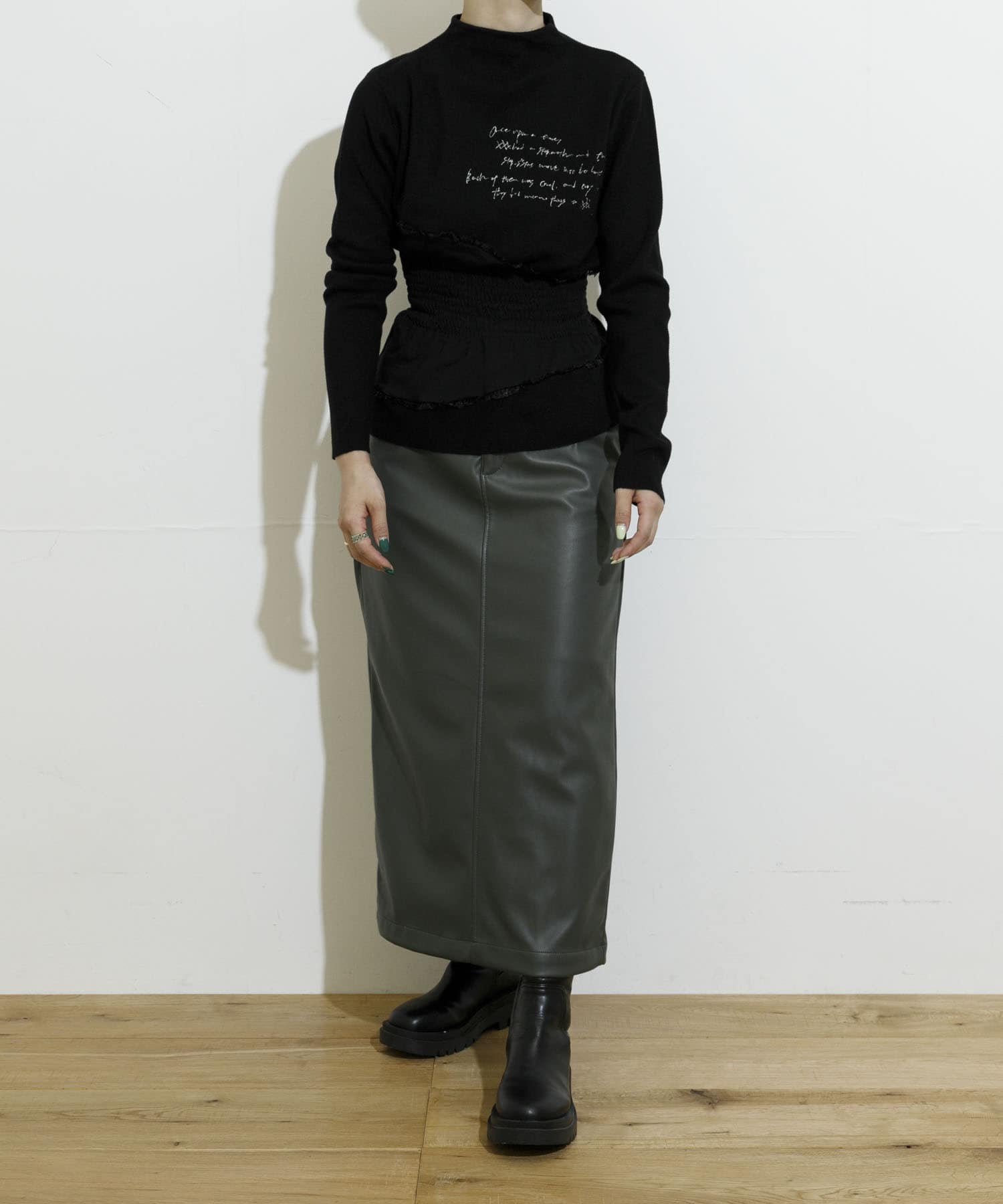 身長：163cm サイズ：one