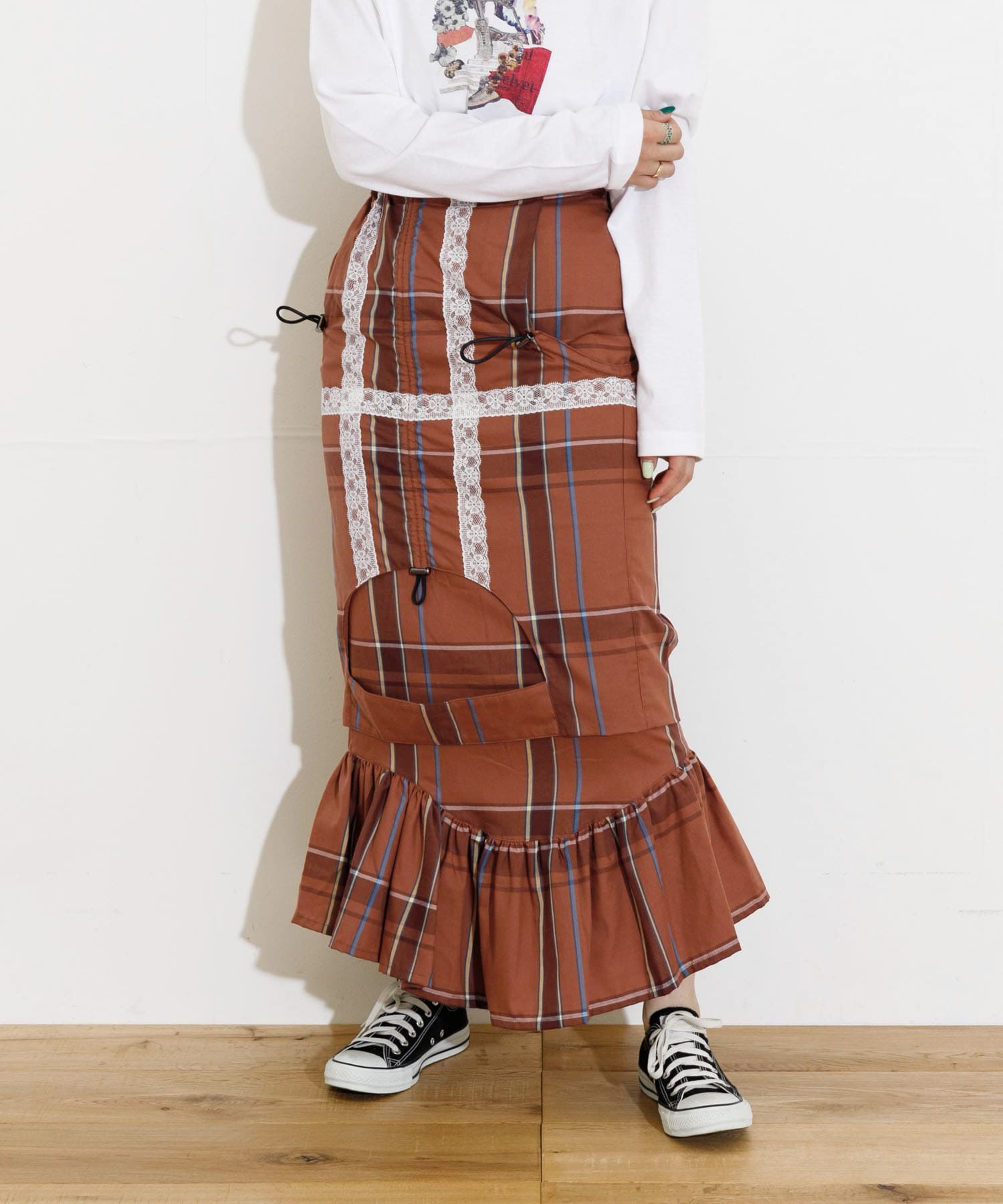 身長：163cm サイズ：one
