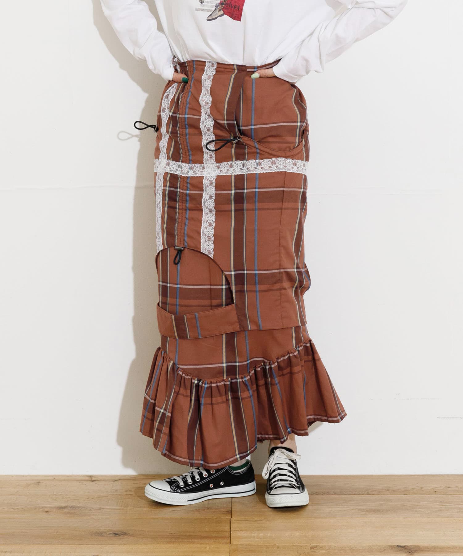身長：163cm サイズ：one