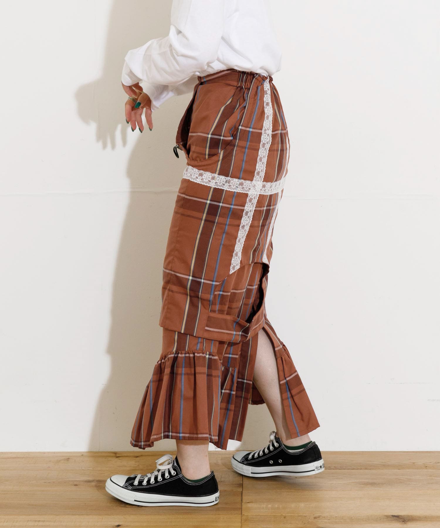身長：163cm サイズ：one