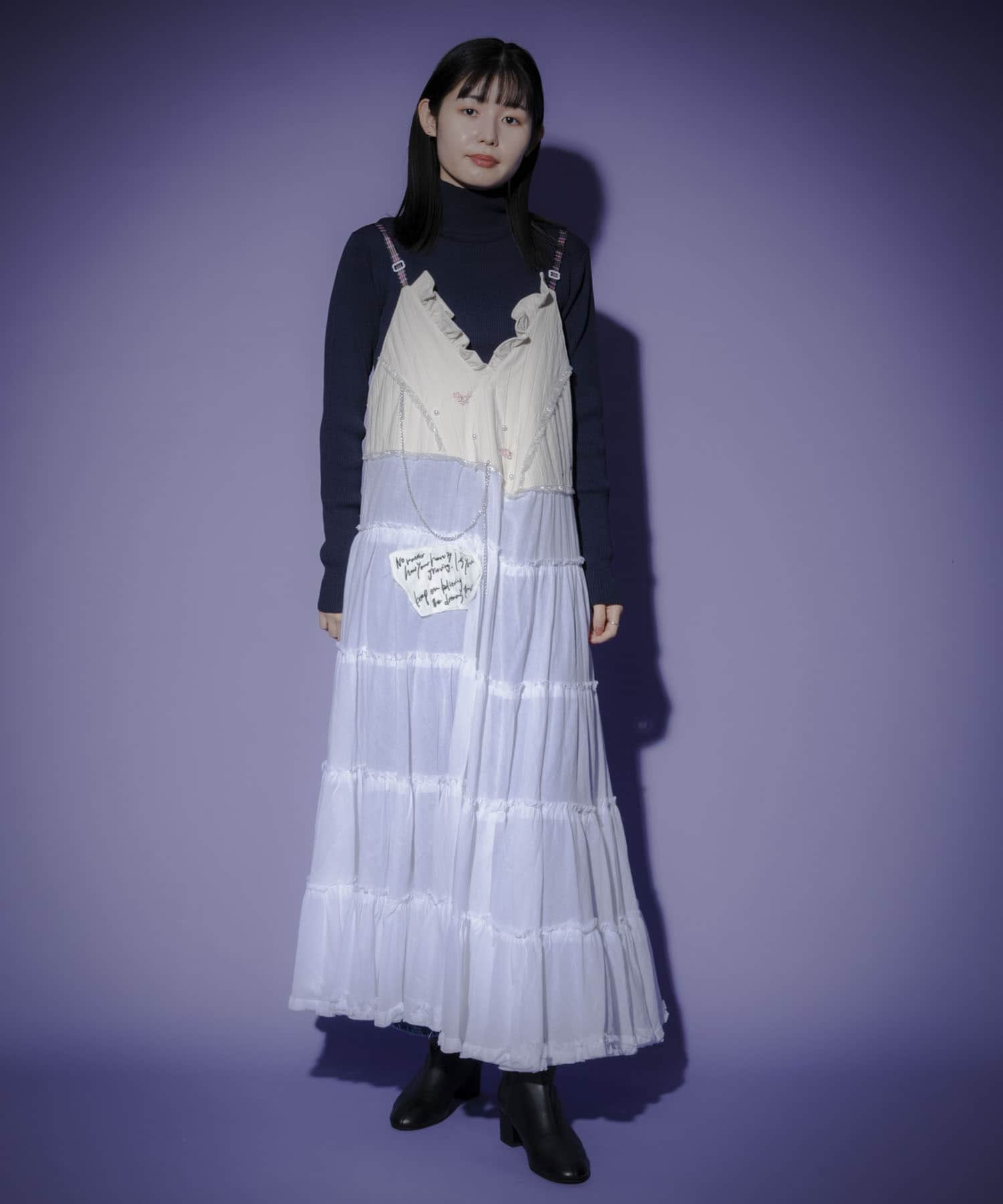 身長：166cm サイズ：one