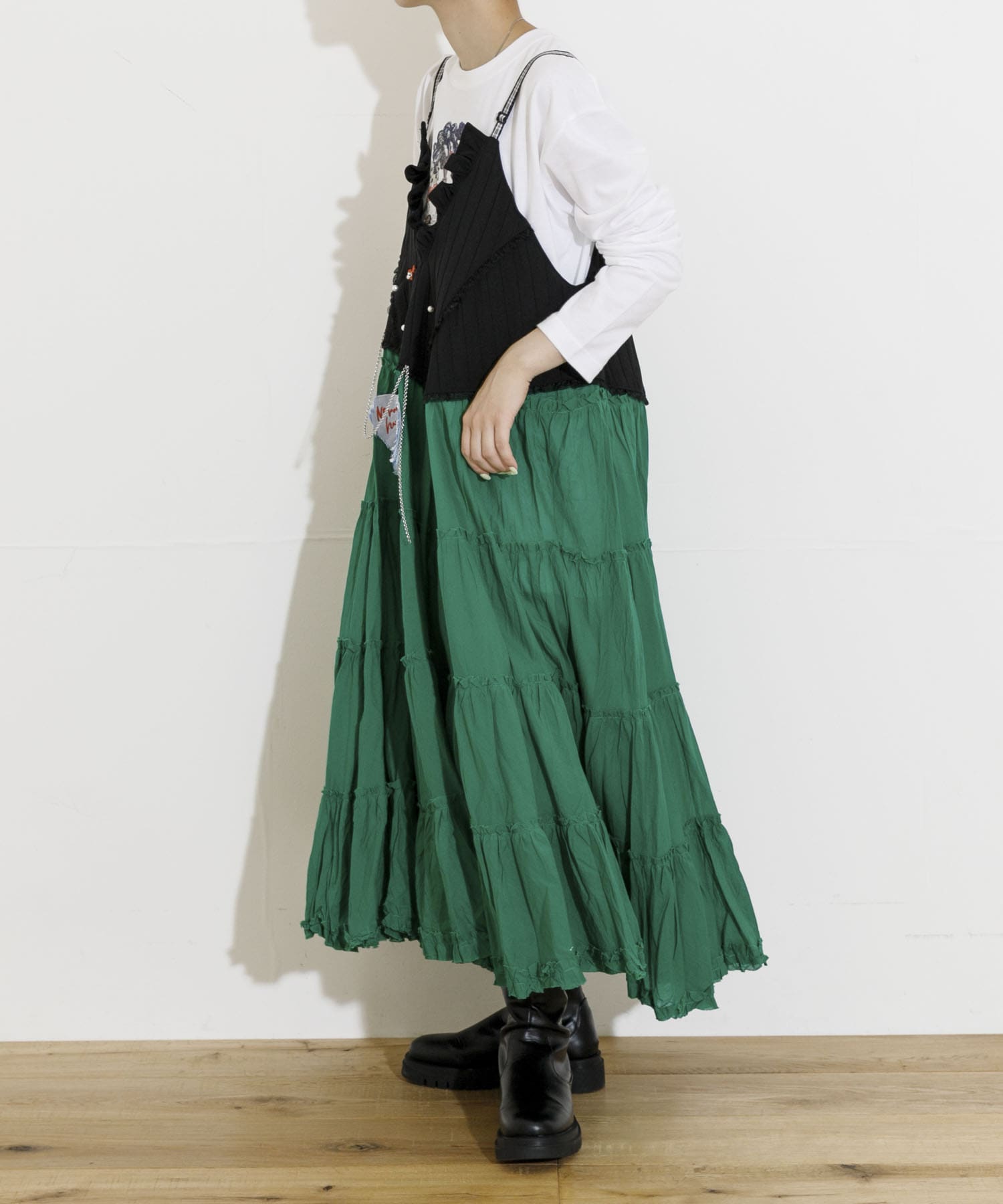身長：163cm サイズ：one