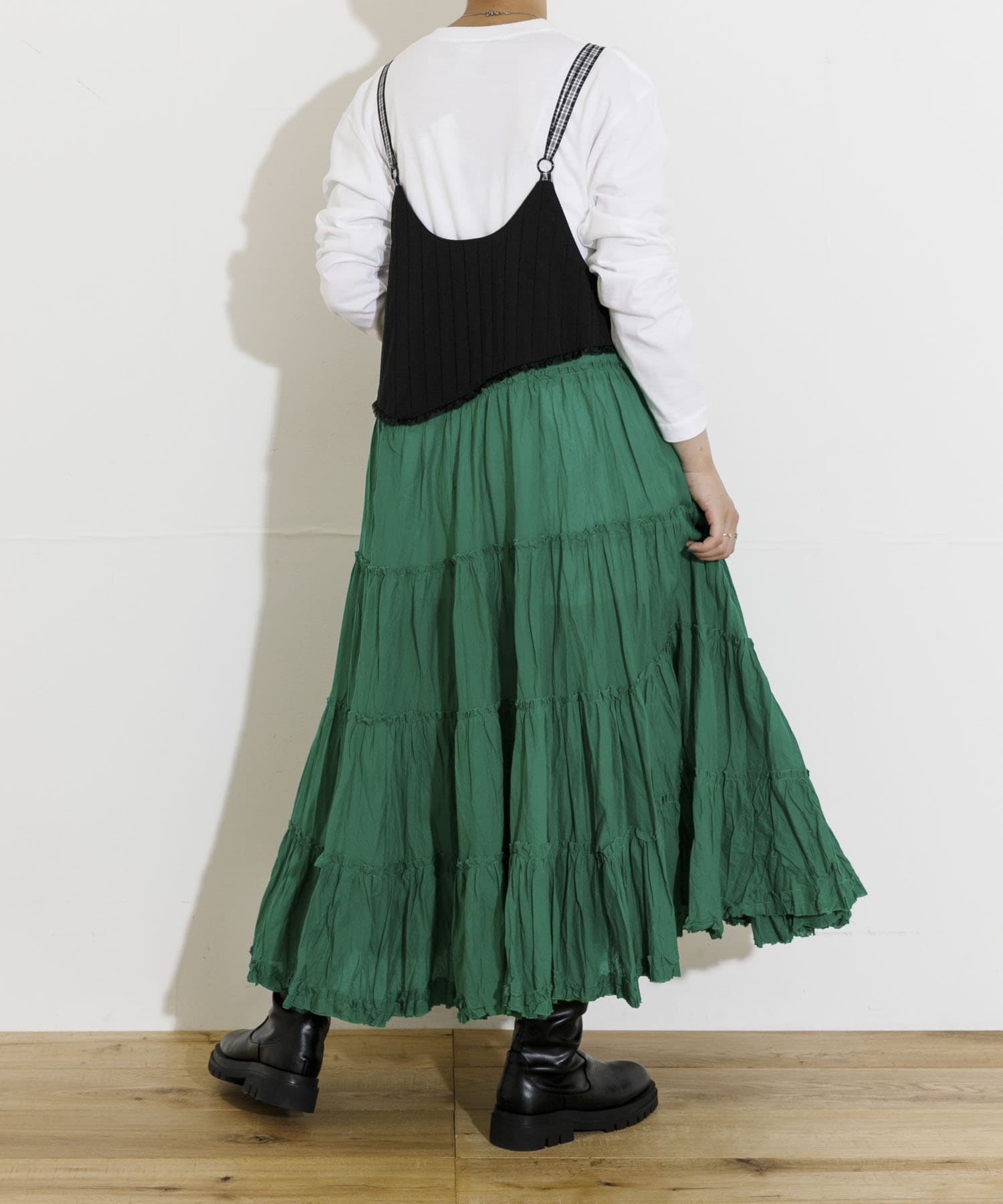 身長：163cm サイズ：one