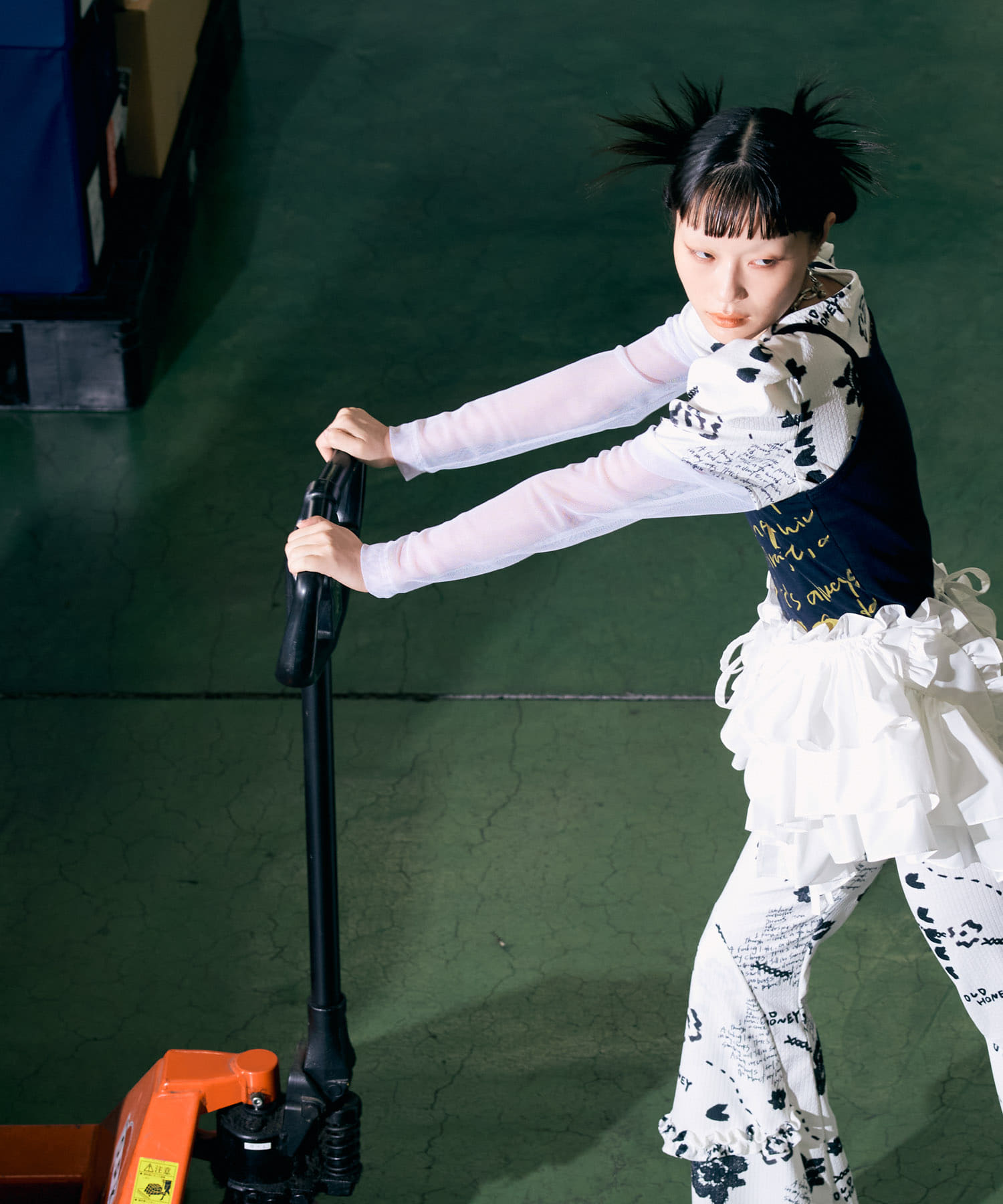 身長：164cm サイズ：one