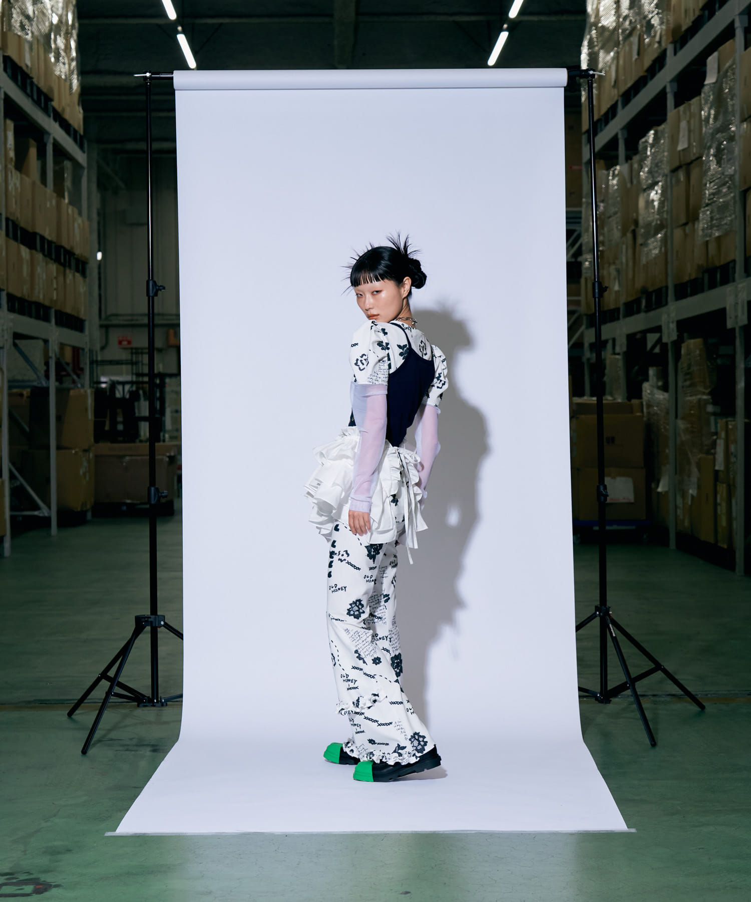 身長：164cm サイズ：one