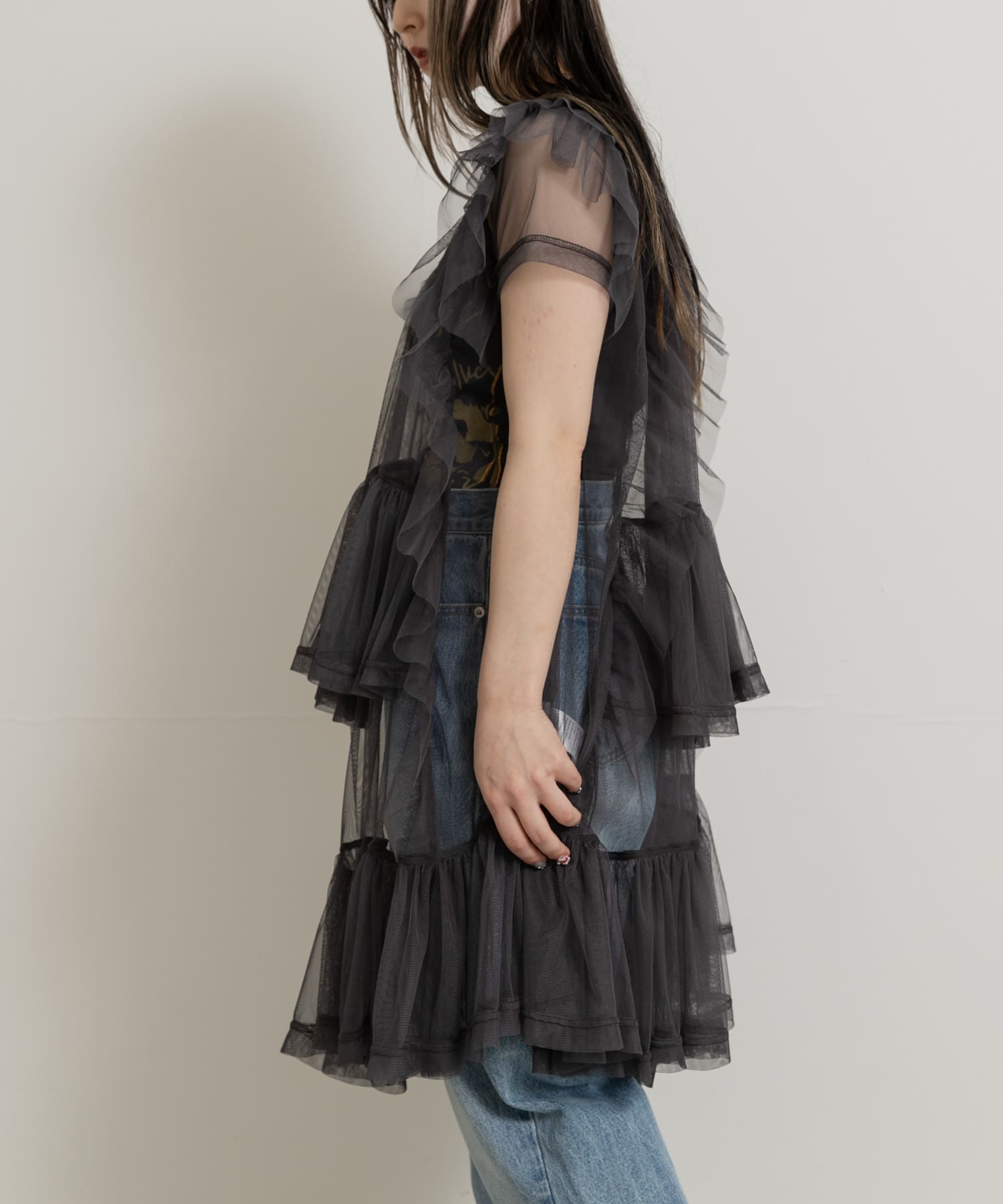 身長：156cm サイズ :one