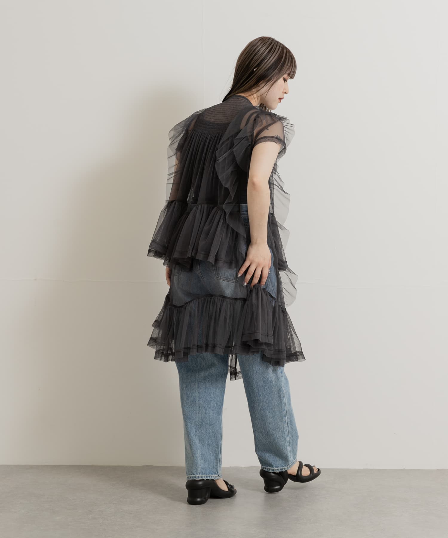 身長：156cm サイズ :one