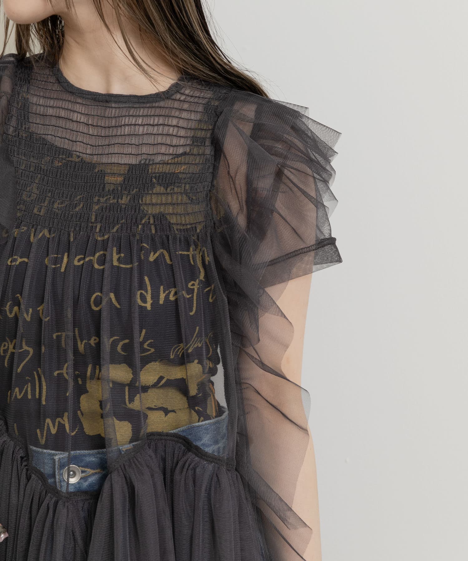 身長：156cm サイズ :one