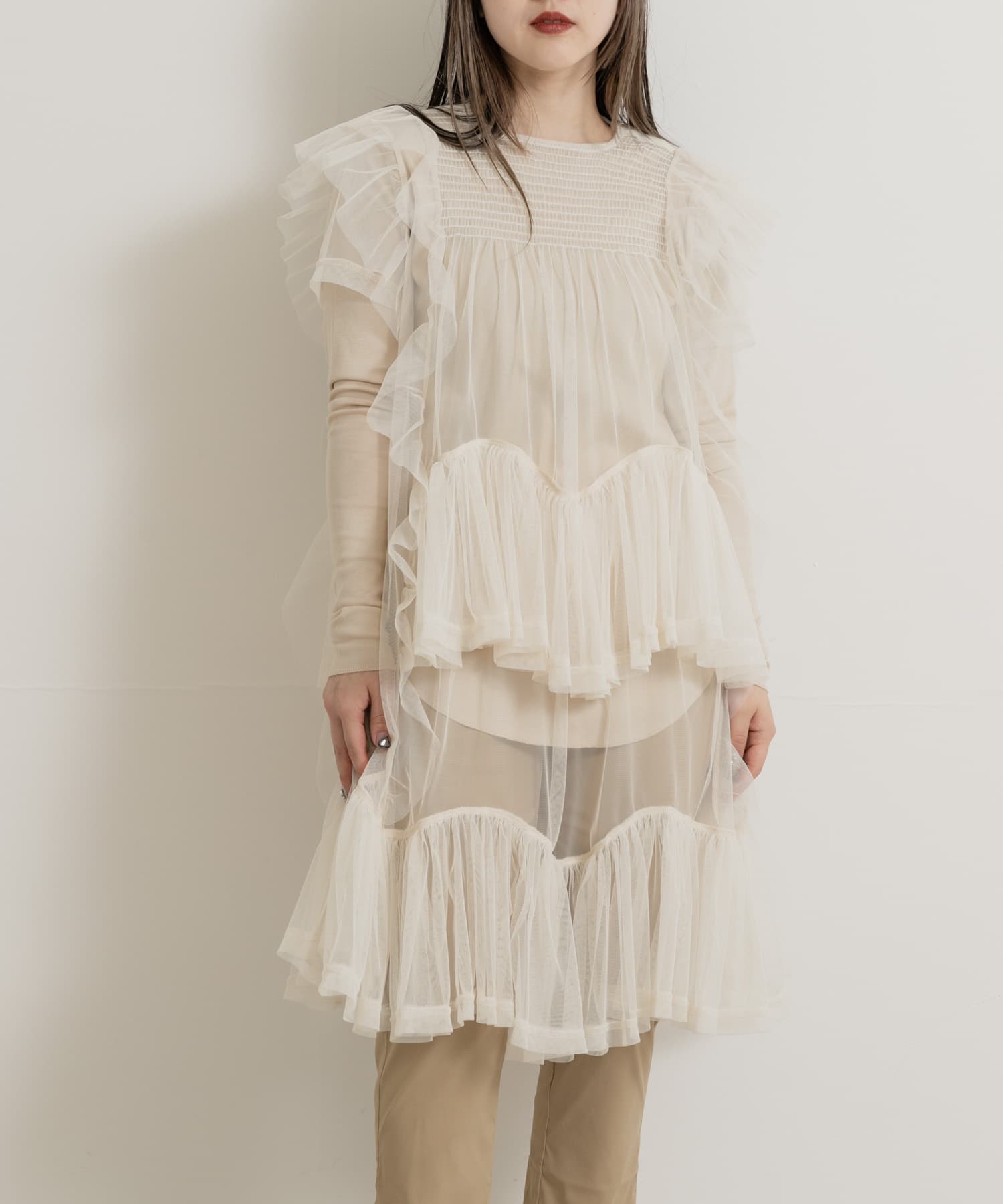 身長：156cm サイズ :one
