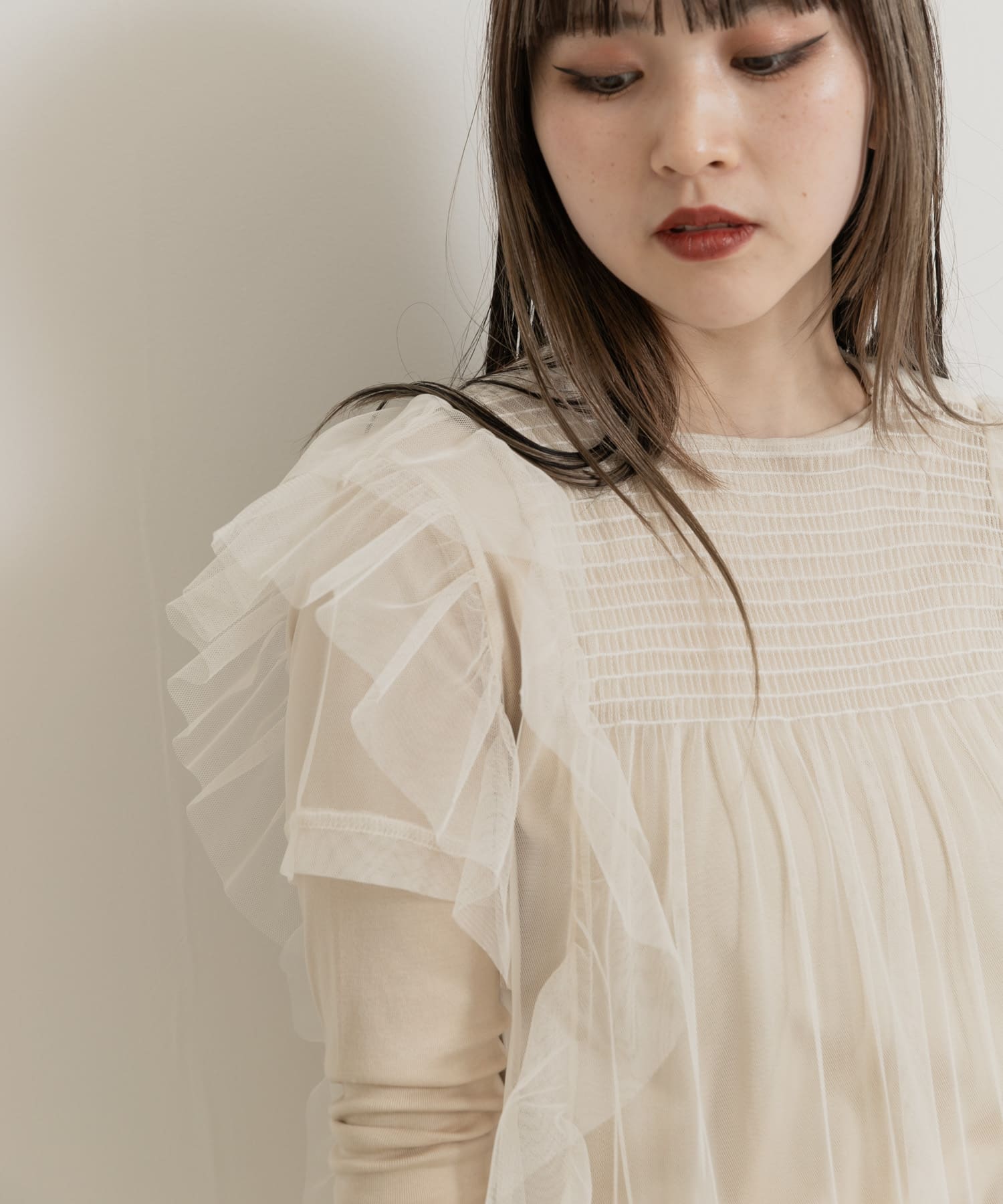身長：156cm サイズ :one