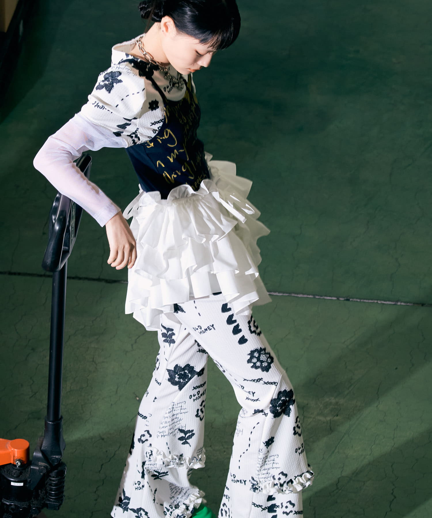 身長：164cm サイズ：one