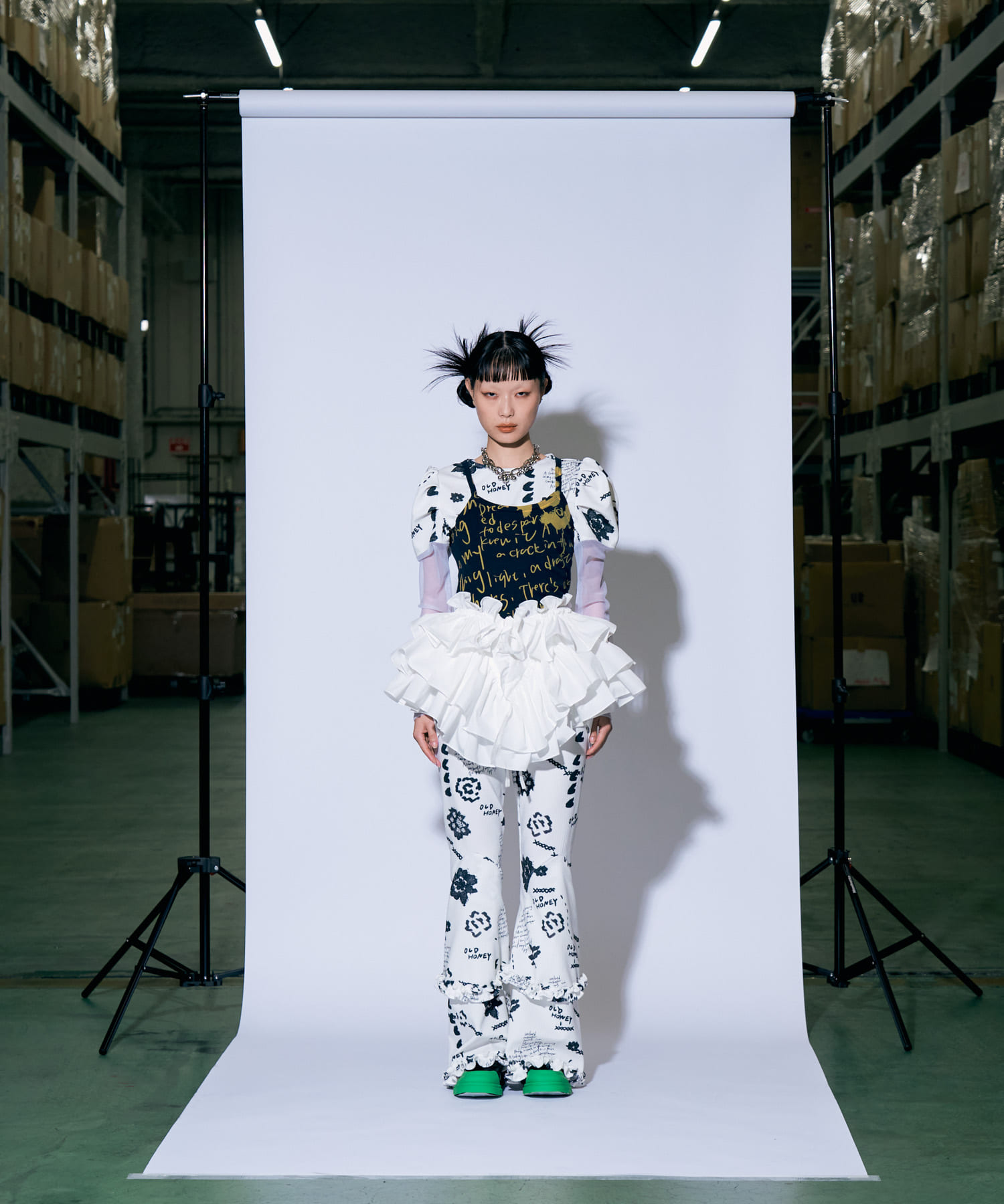 身長：164cm サイズ：one