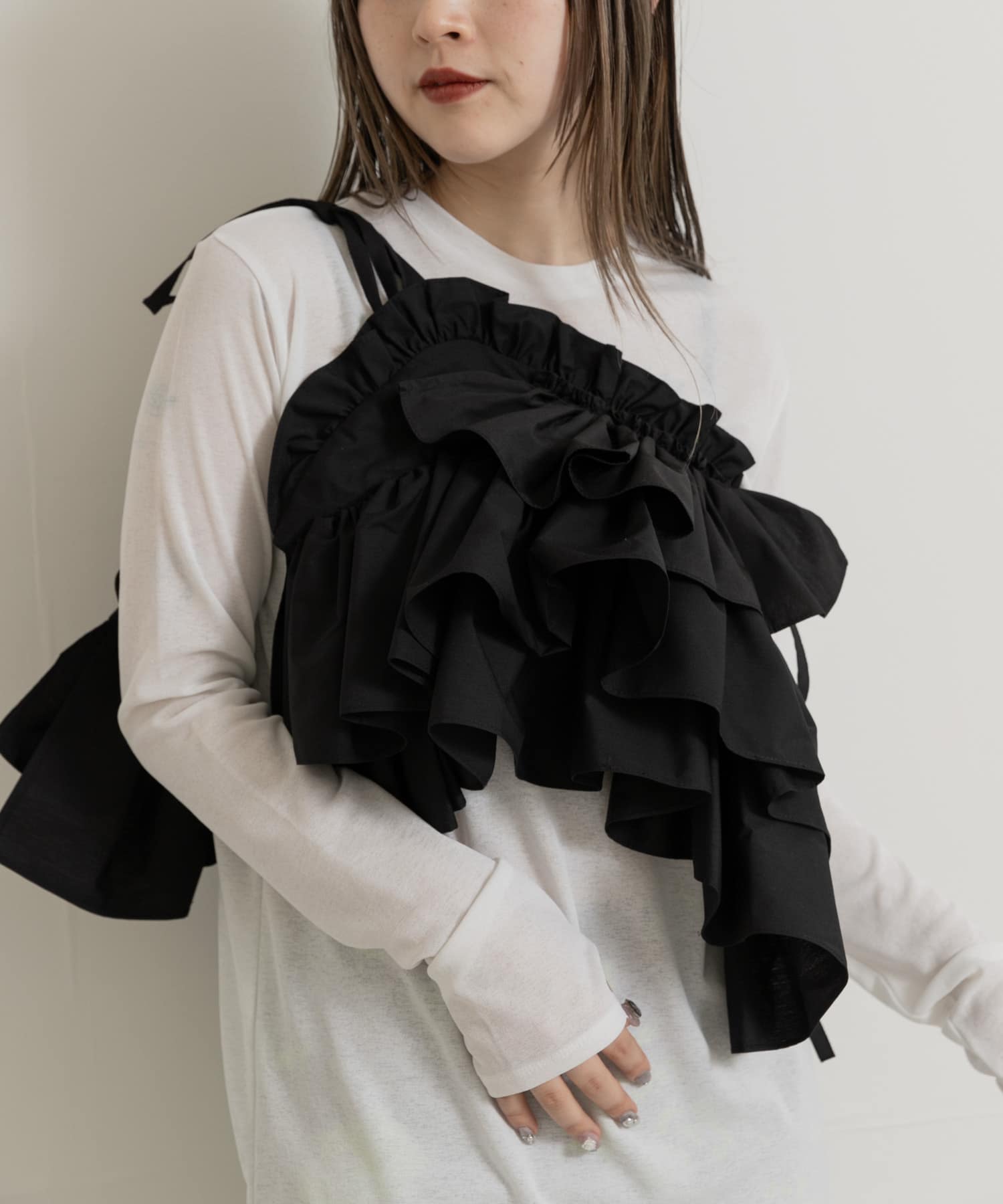 old honey　72℃ shoulder accessories black one